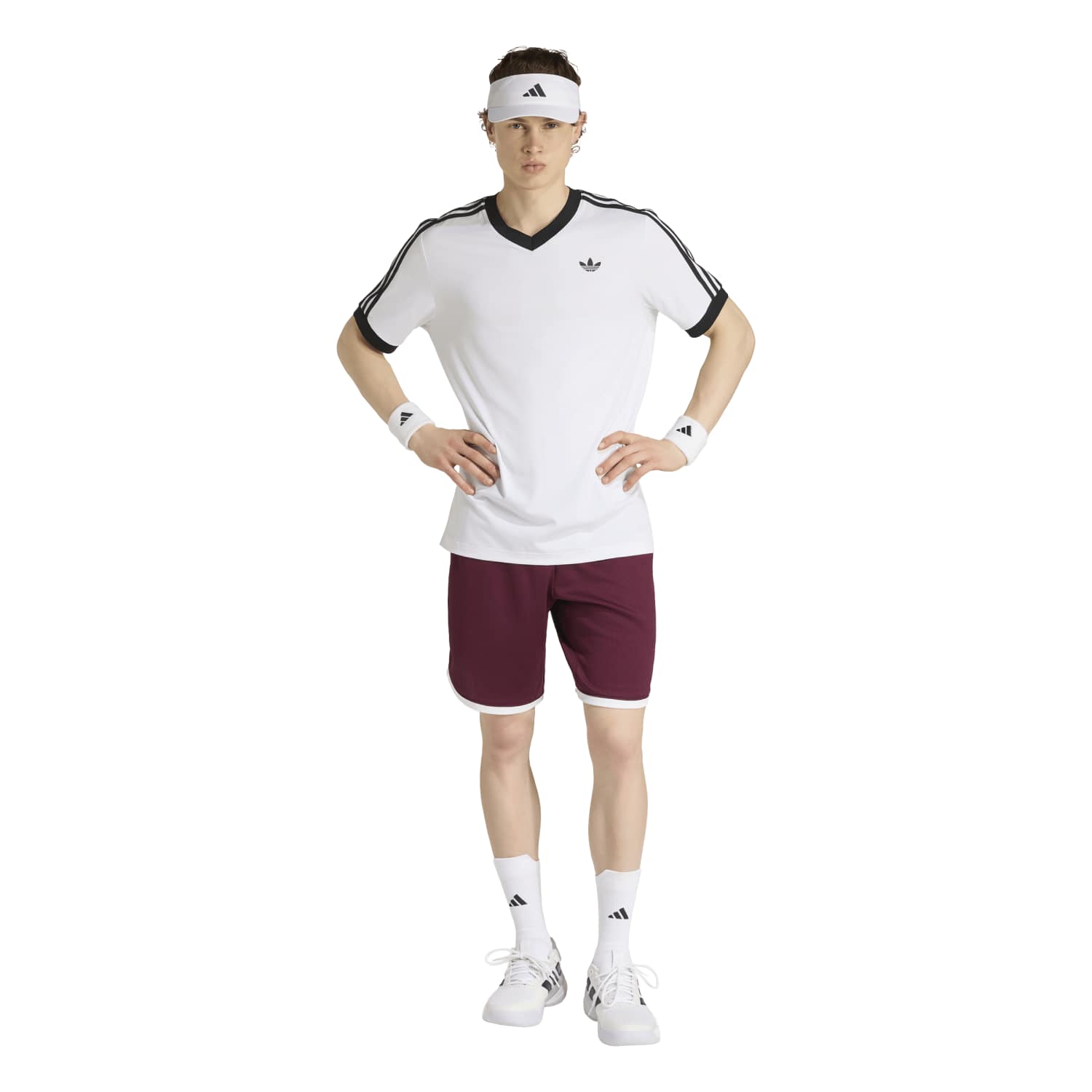 Calções de Ténis e Pádel Classics Adidas Grená-4