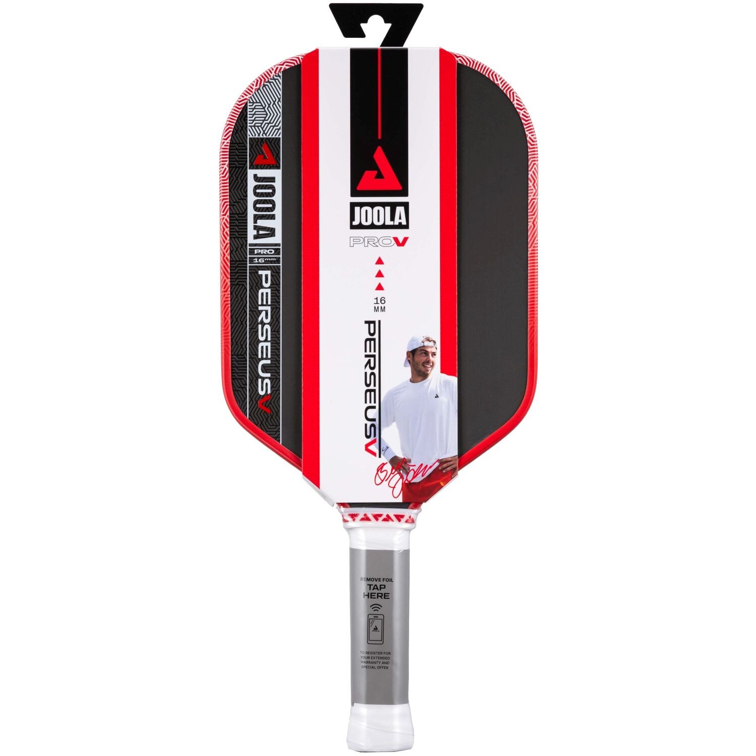 Raquete de Pickleball Ben Johns Perseus Pro V 16 Joola Vermelho-2