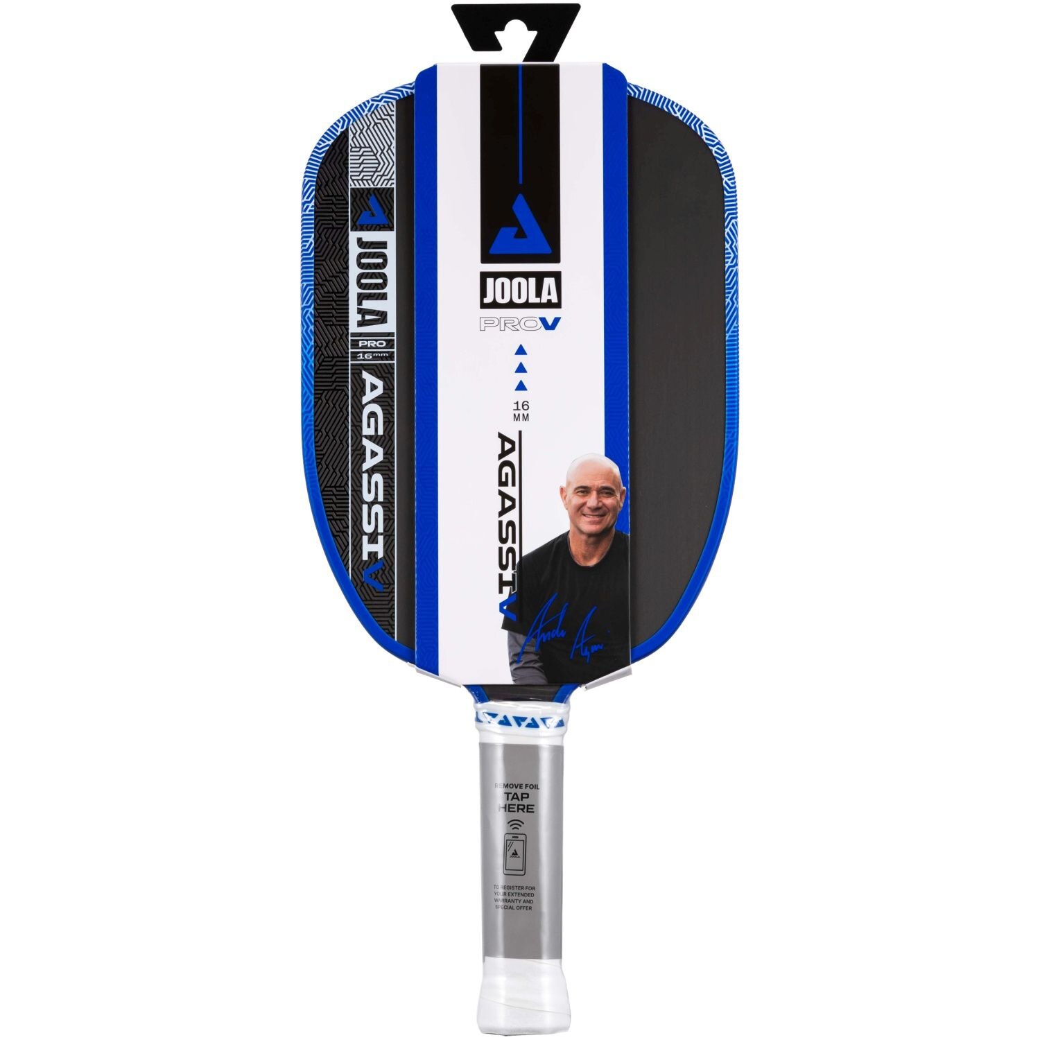 Raquete de Pickleball Andre Agassi Pro V 16 Joola Azul-4