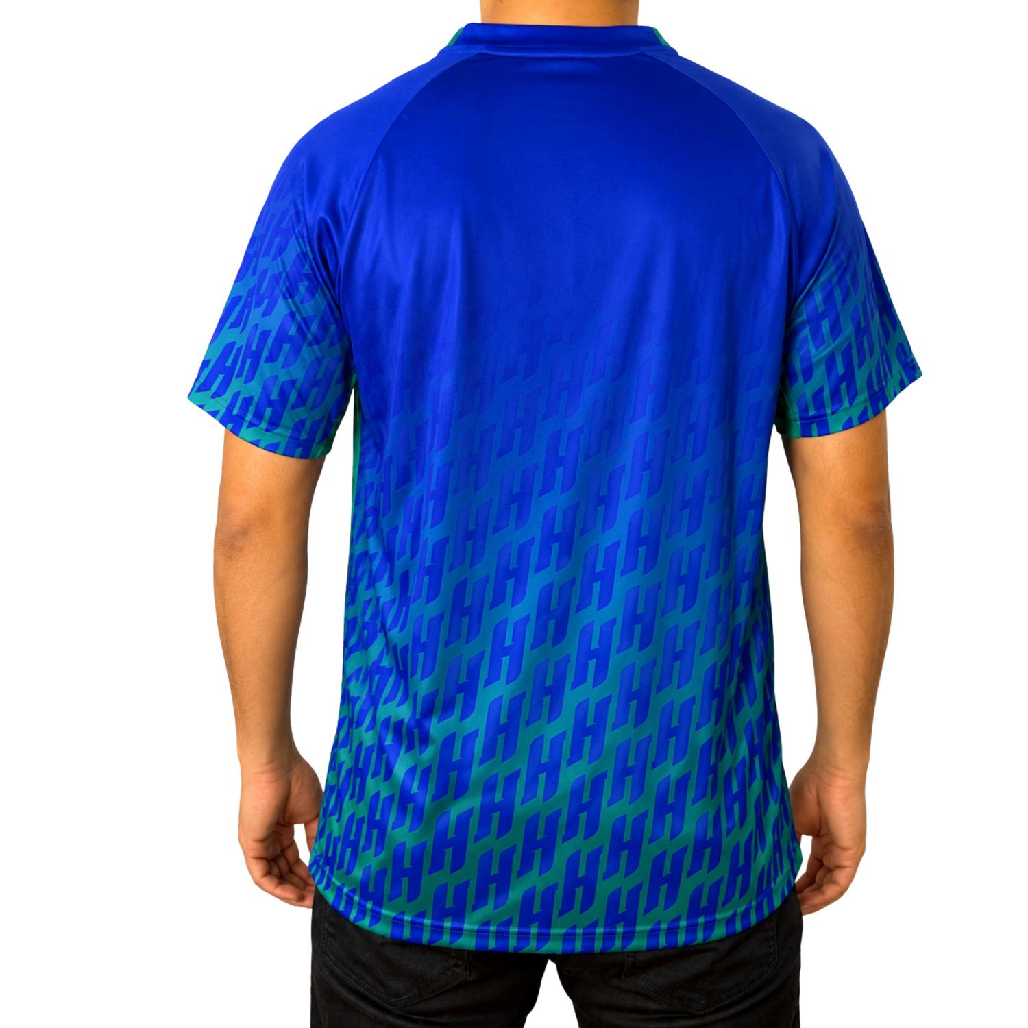 T-shirt de Ténis de Mesa Hugo Calderano Mono Cross Joola Azul-2