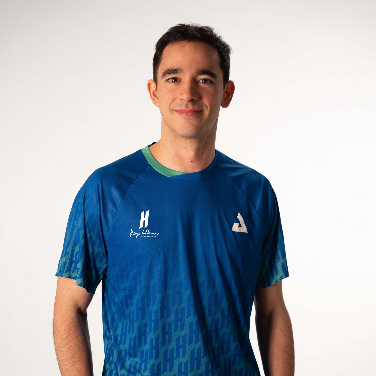 T-shirt de Ténis de Mesa Hugo Calderano Mono Cross Joola Azul-5