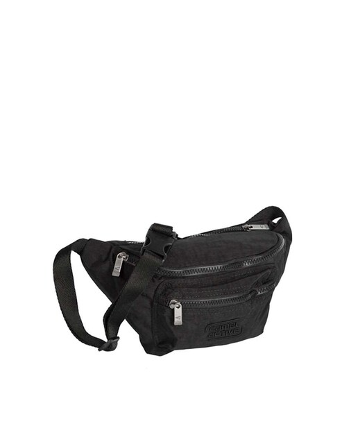 Imagem 0 de Bolsa de cintura Journey em nylon preto