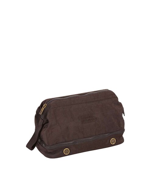 Imagem 0 de Bolsa cosmeticos Journey em nylon castanho