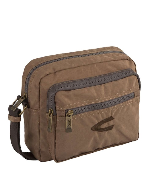 Imagem 0 de Bolsa tiracolo S Journey em nylon areia