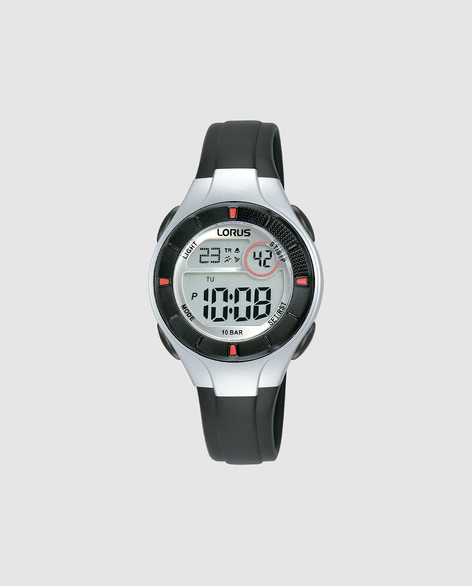 Imagem 0 de Relógio Infantil Kids R2339px9 de Poliuretano e Bracelete em Preto