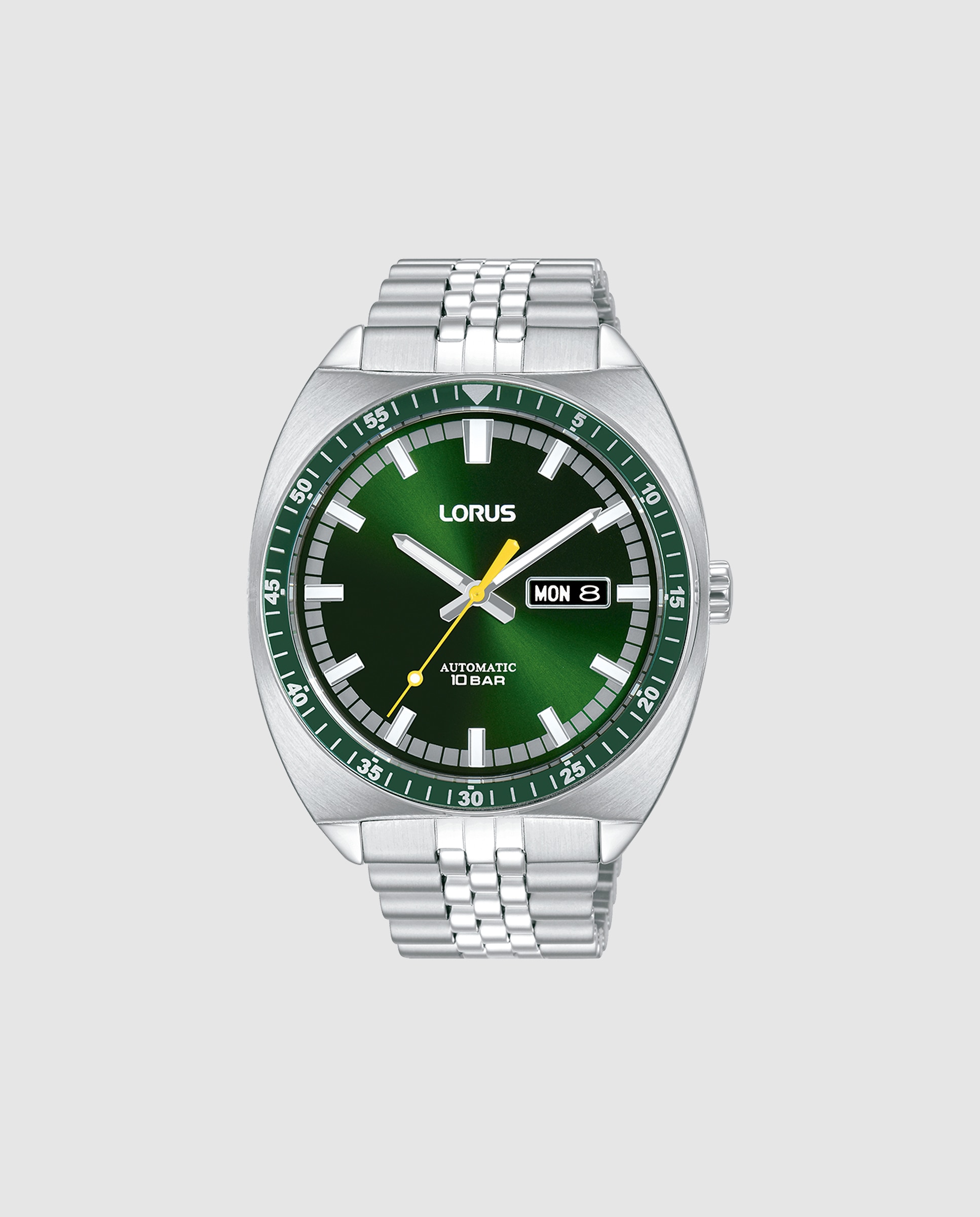 Relógio Sport Man Rl443bx9 Automático de Aço e Bracelete Prateada Prata-1