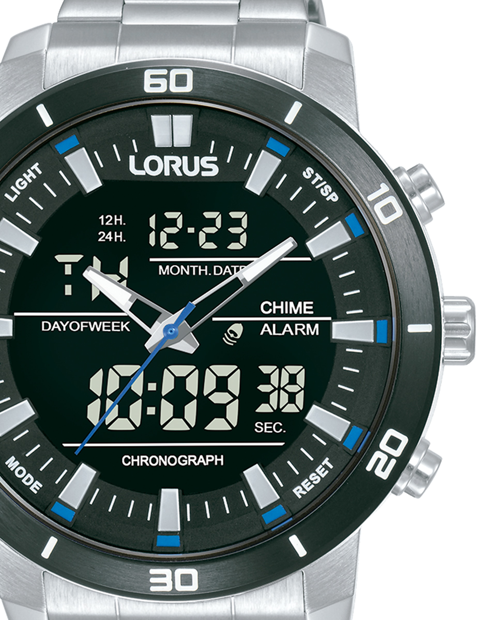 Relógio Sport Man Rw659ax9 de Aço e Bracelete Prateada Prata-2