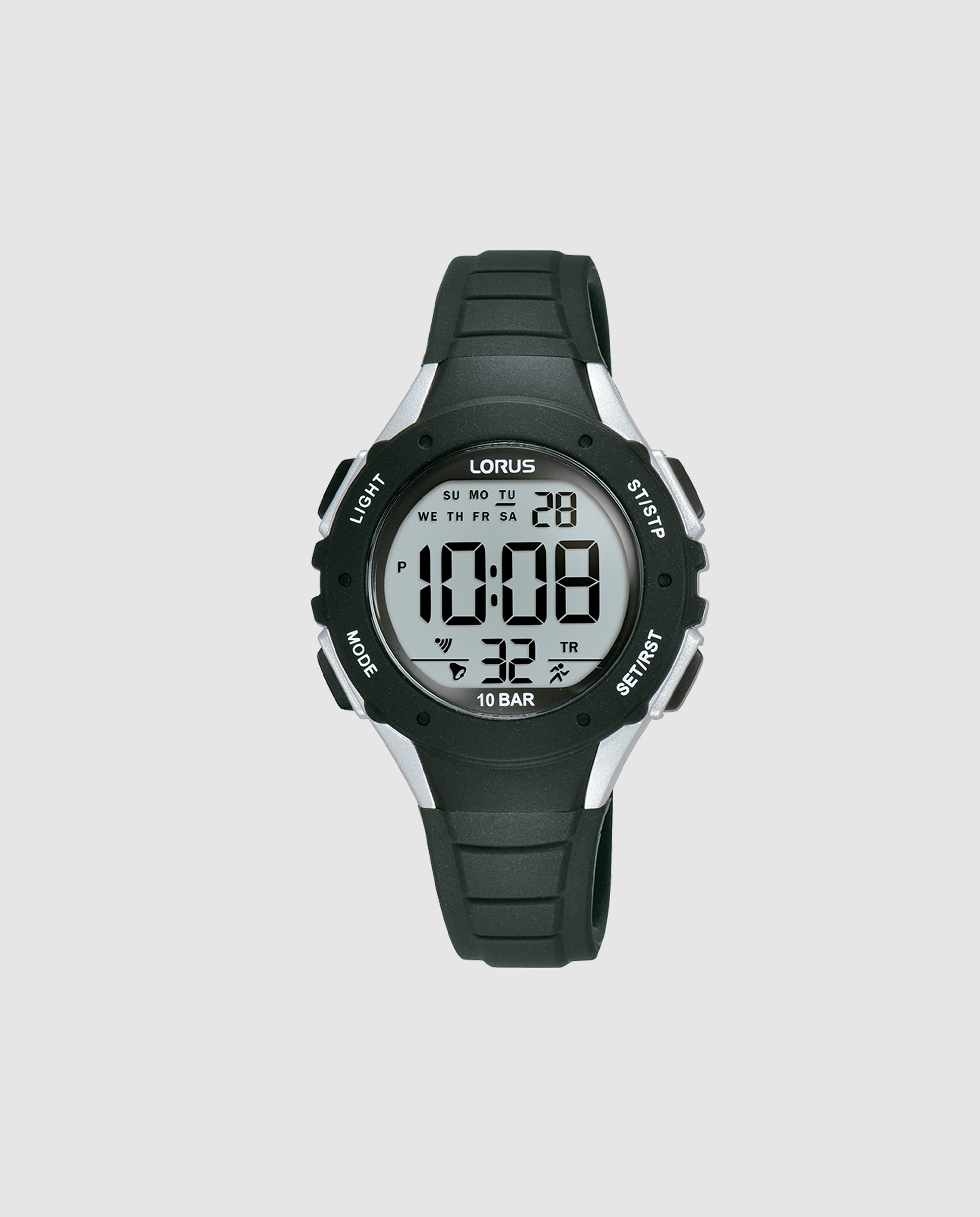 Relógio Kids R2361px9 de Silicone e Correia em Preto Preto-1