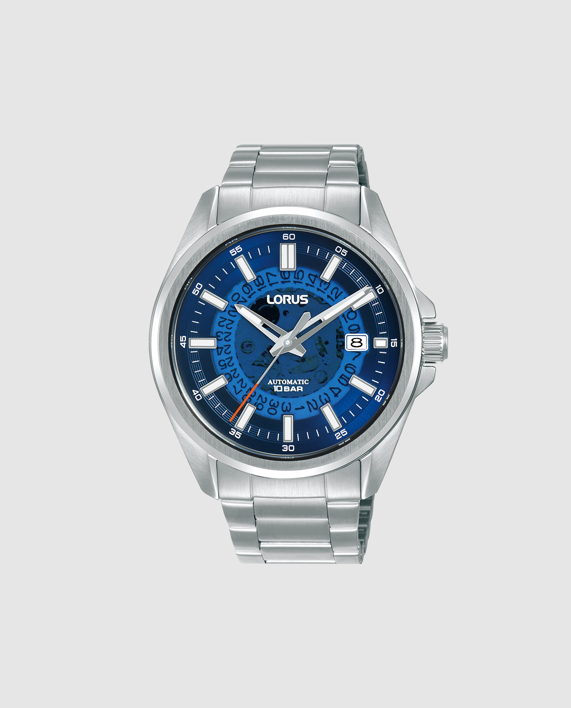 Relógio Classic Man Ru403ax9 Automático de Aço e Bracelete Prateada Prata-1