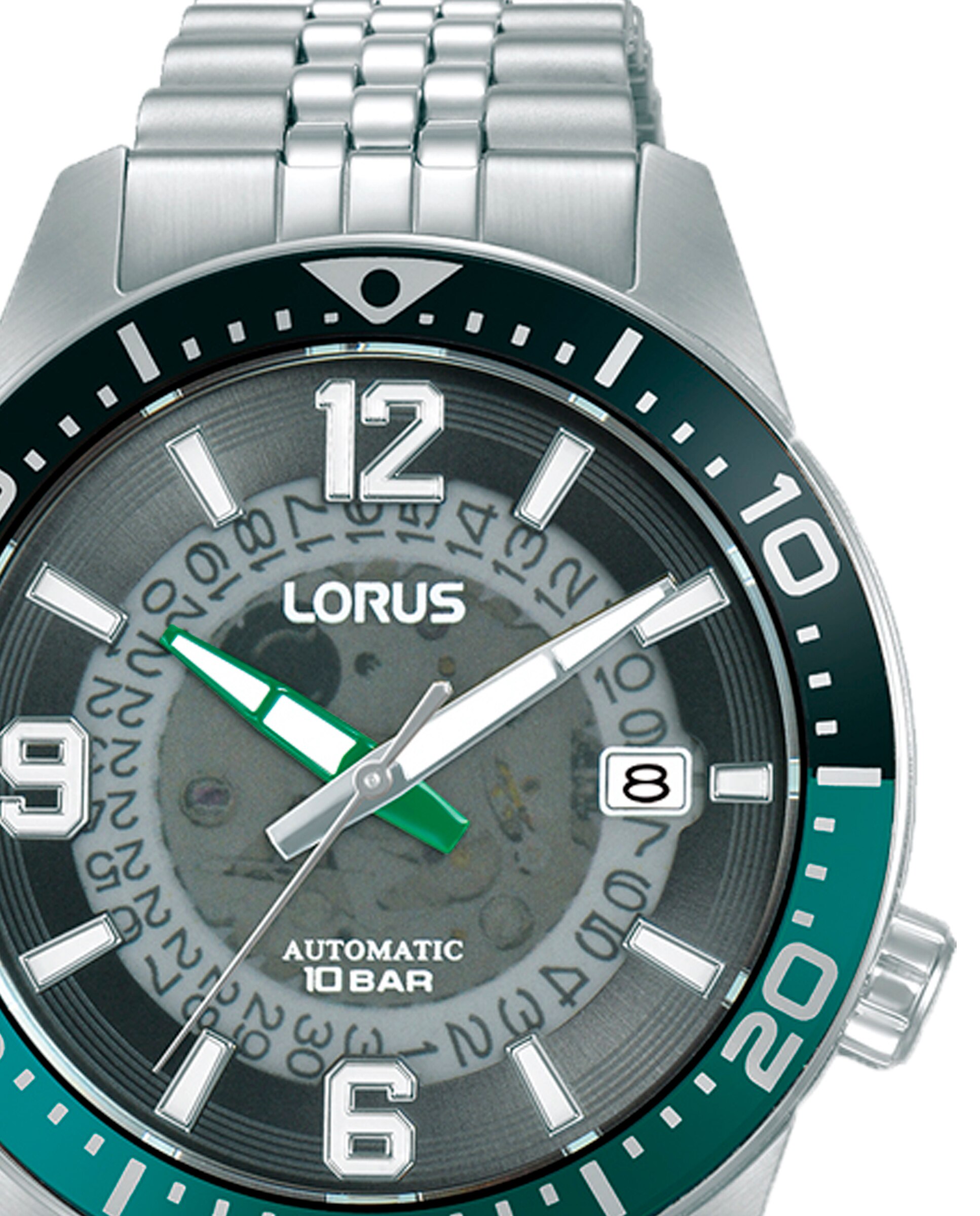 Relógio Sport Man Ru419ax9 Automático de Aço e Bracelete Prateada Prata-2