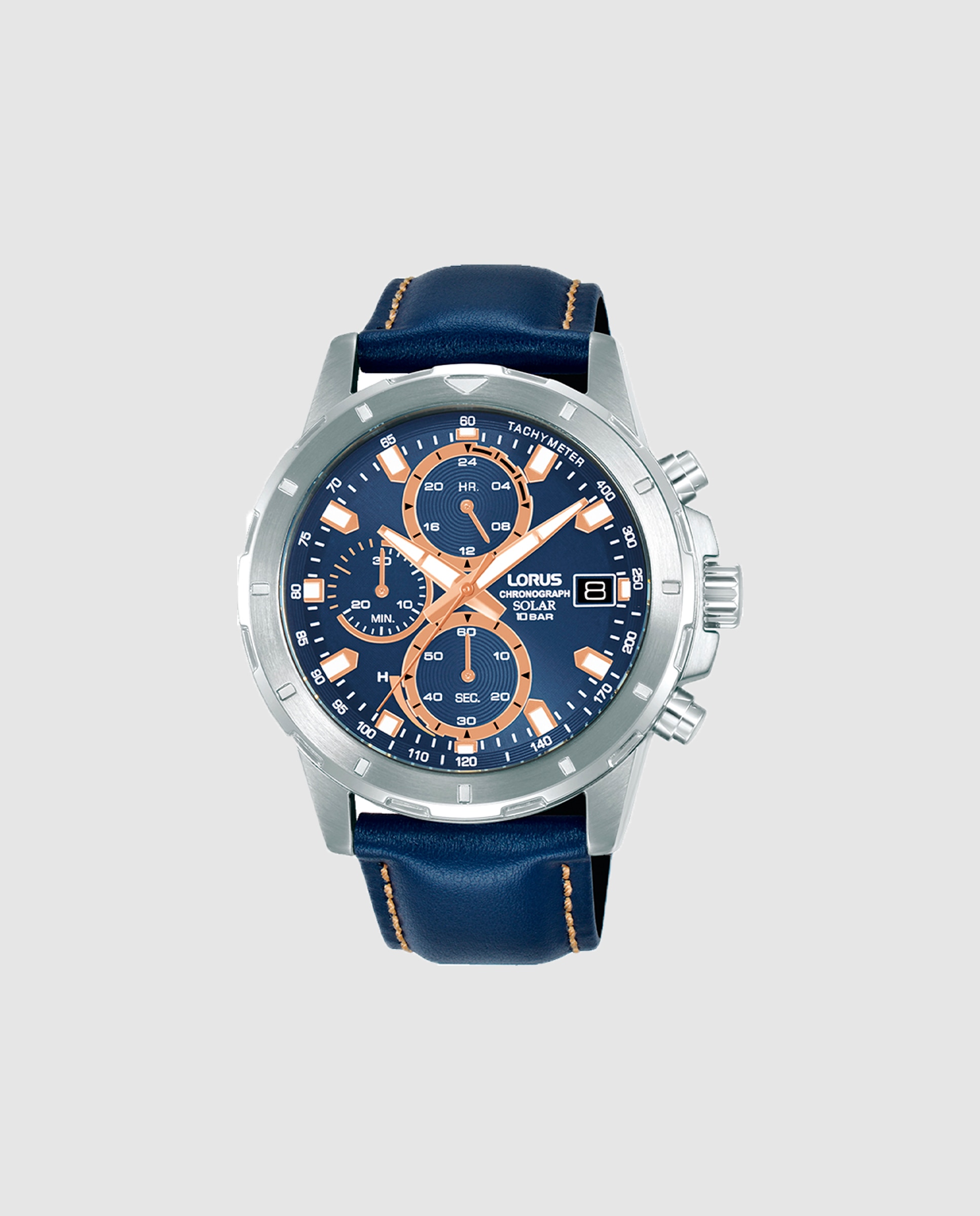Relógio Sport Man Rz611ax9 de Pele e Bracelete em Azul Azul-1