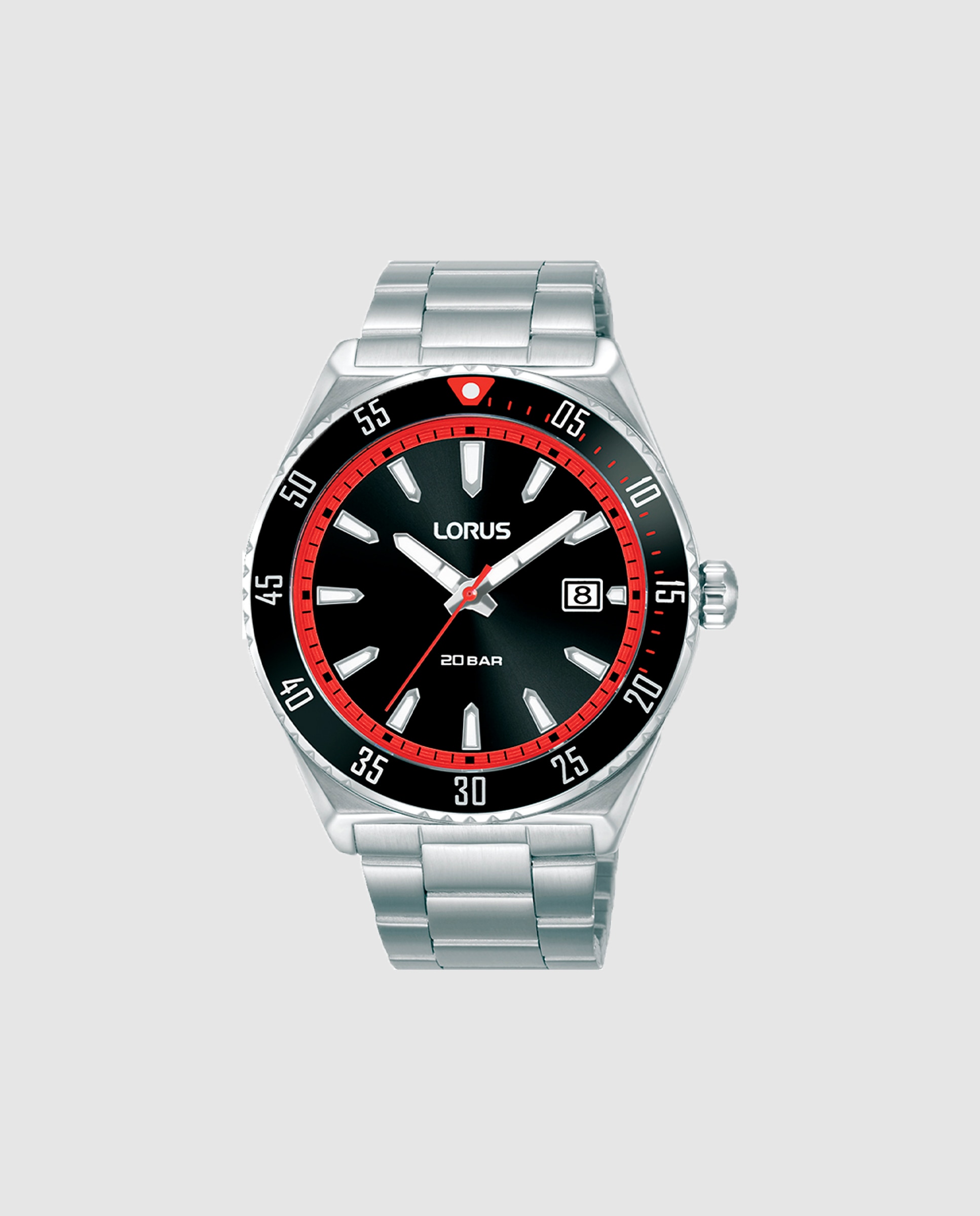 Relógio Sport Man Rs951dx9 de Aço e Bracelete Prateada Prata-1