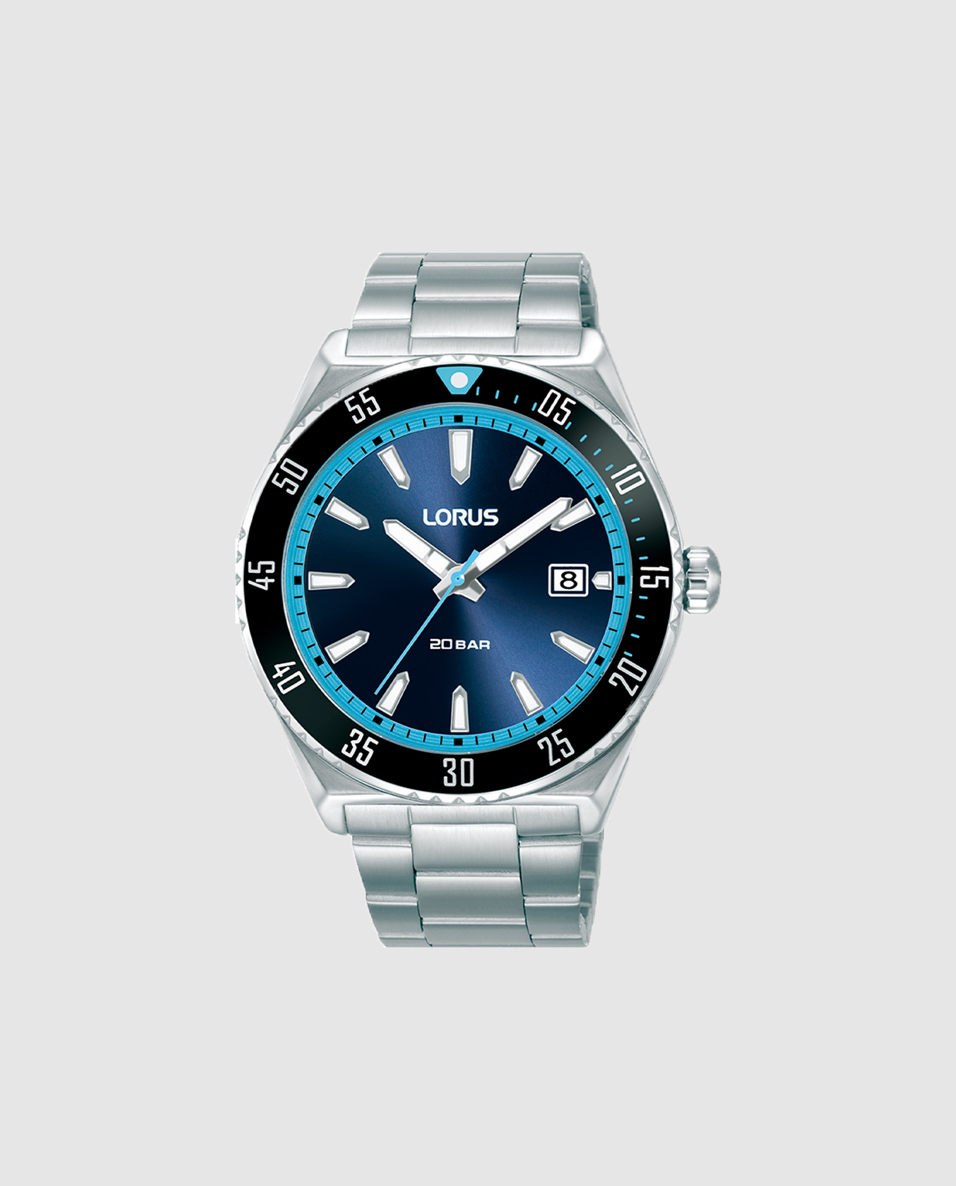 Relógio Sport Man Rs957dx9 de Aço e Bracelete Prateada Prata-1