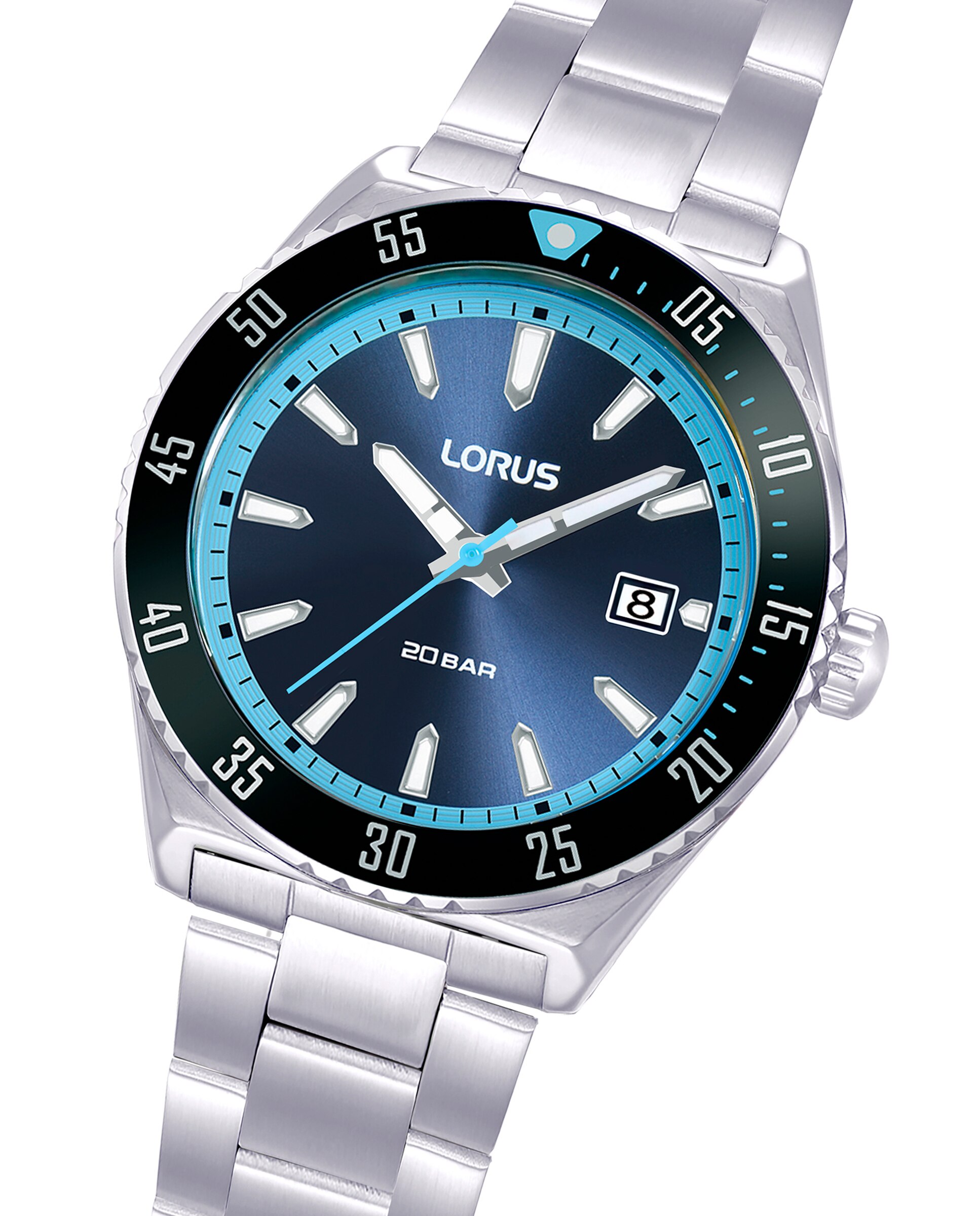 Relógio Sport Man Rs957dx9 de Aço e Bracelete Prateada Prata-3
