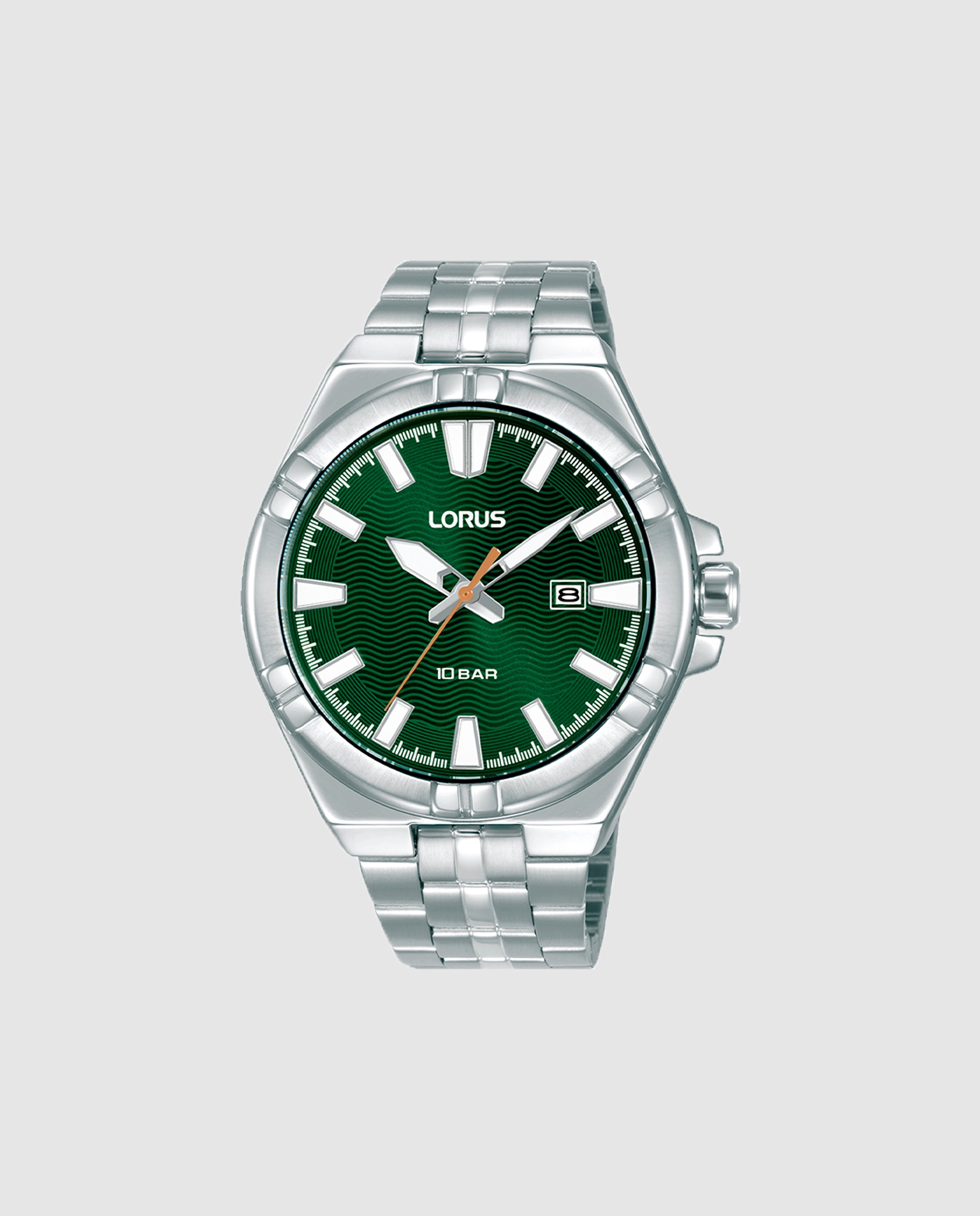 Relógio Sport Man Rh975rx9 de Aço e Correia Prateada Prata-1