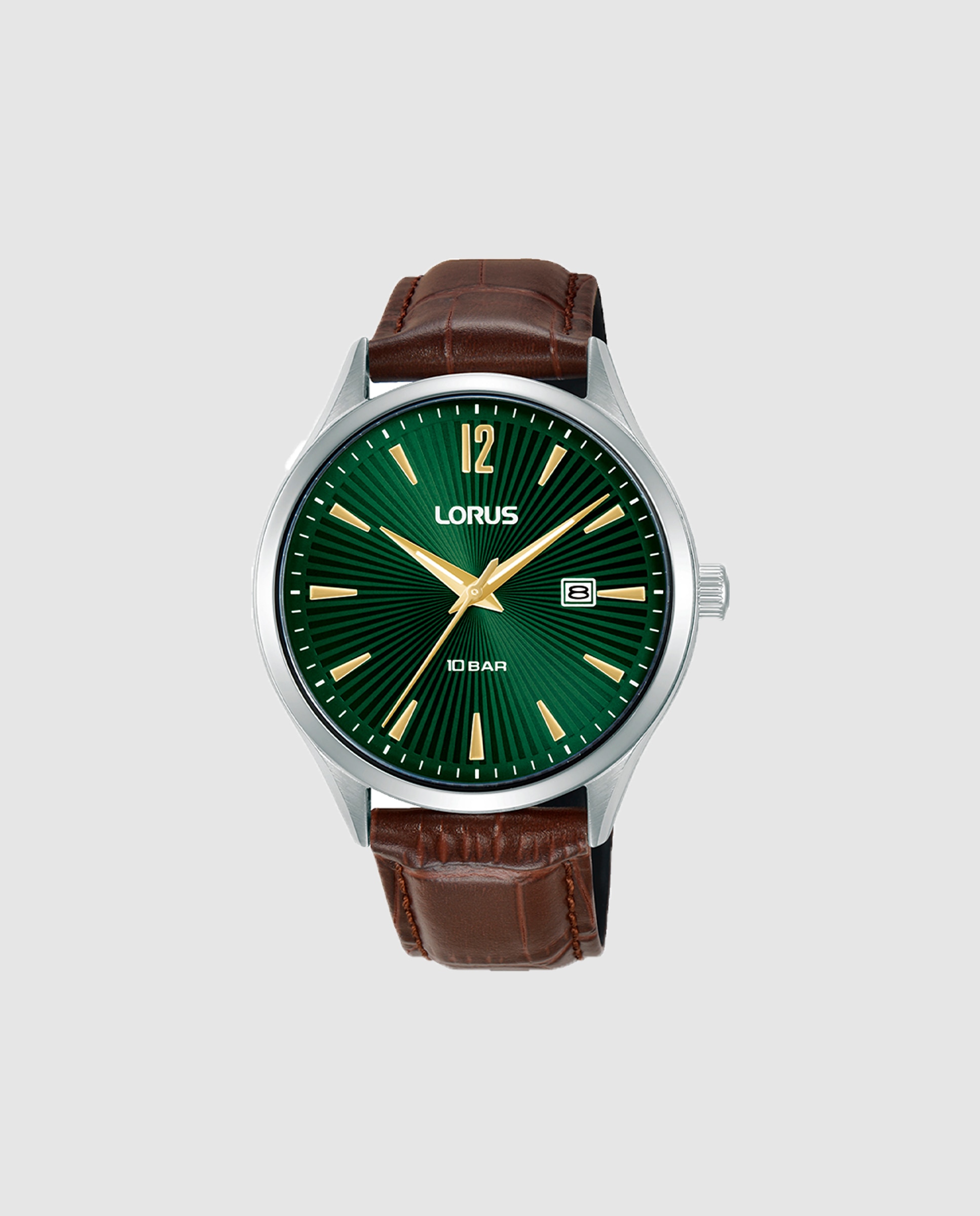 Relógio Classic Man Rh995rx9 de Pele e Correia em Castanho Castanho-1