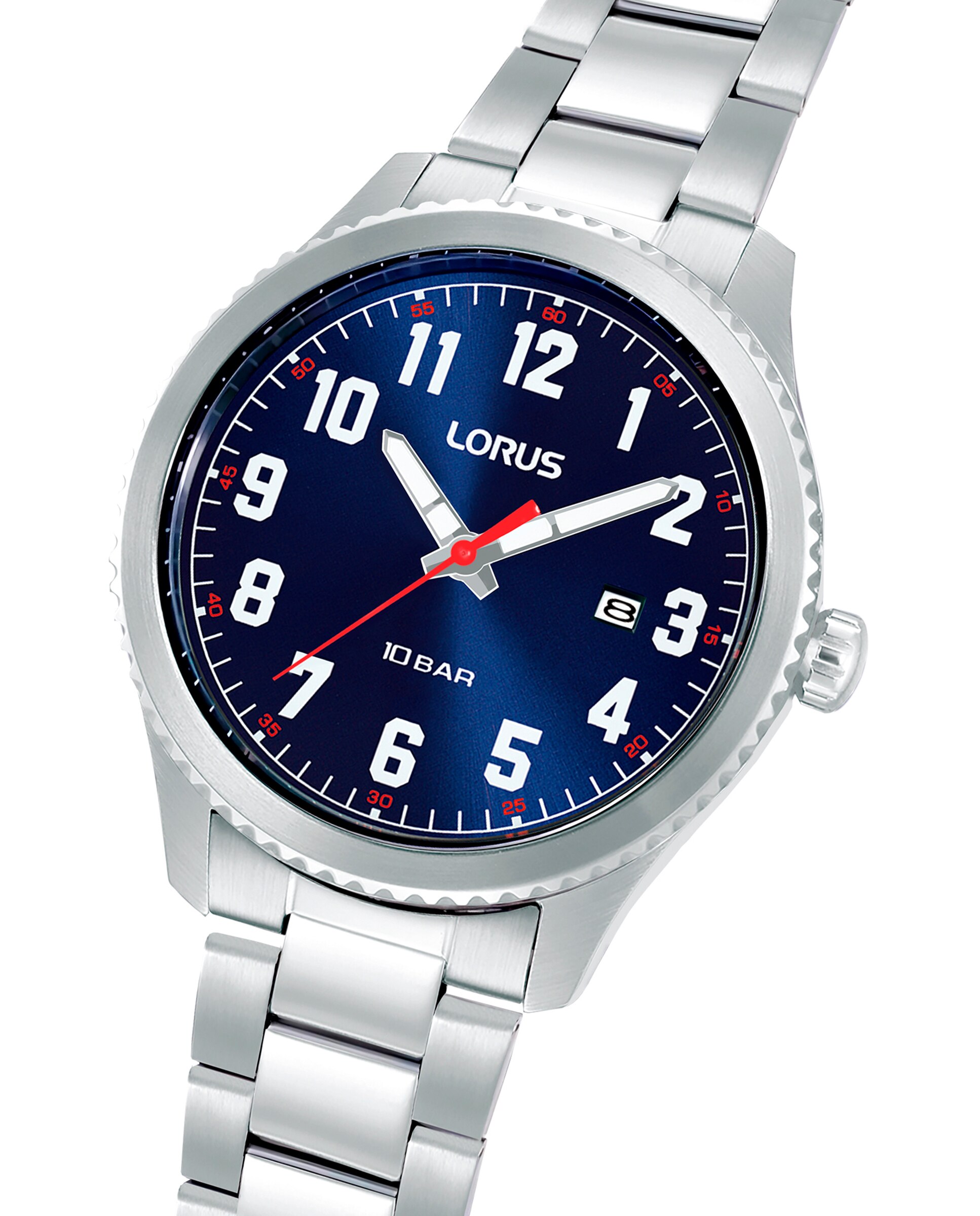 Relógio Sport Man Rh981rx9 de Aço e Bracelete Prateada Prata-3