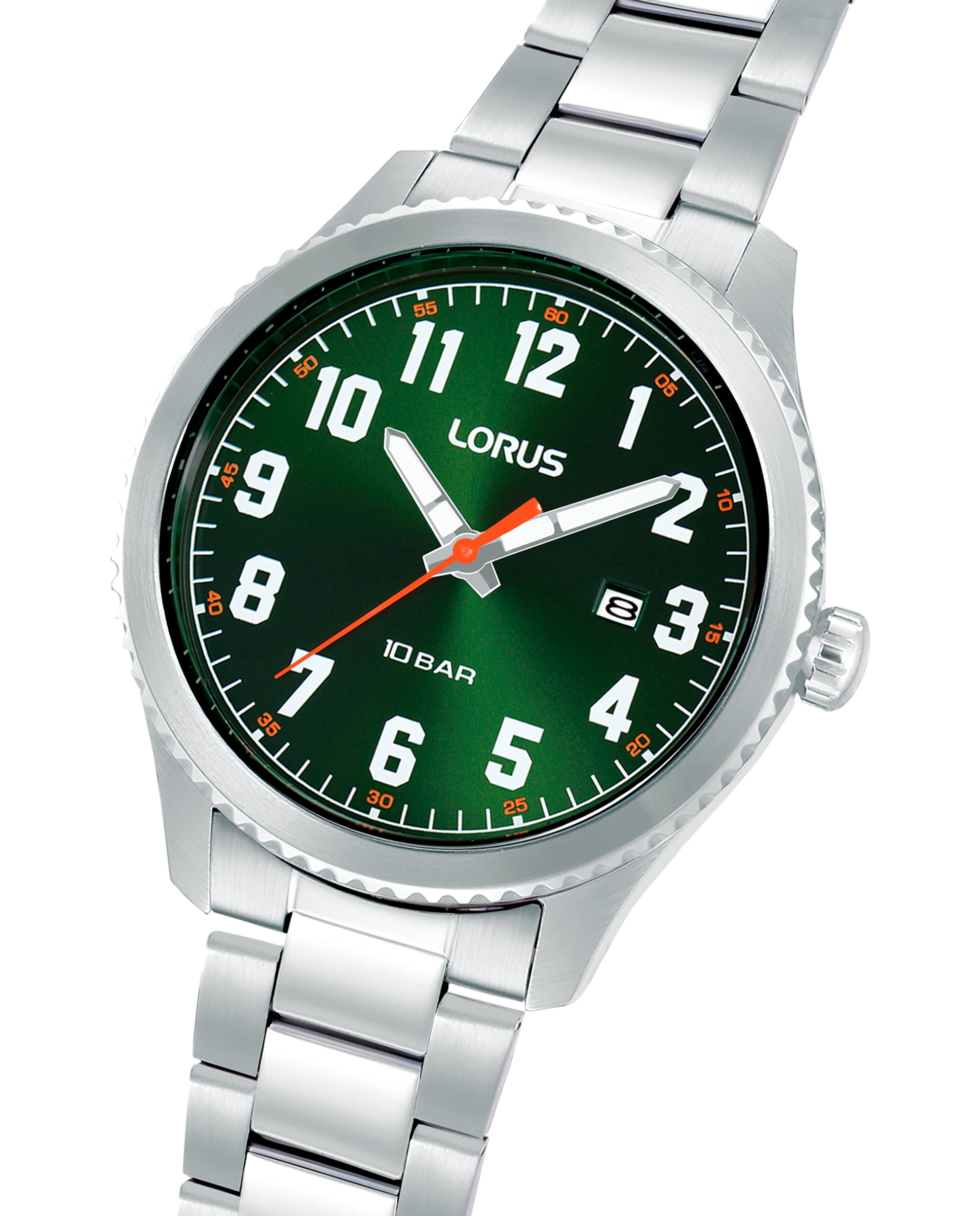 Relógio Sport Man Rh983rx9 de Aço e Bracelete Prateada Prata-3