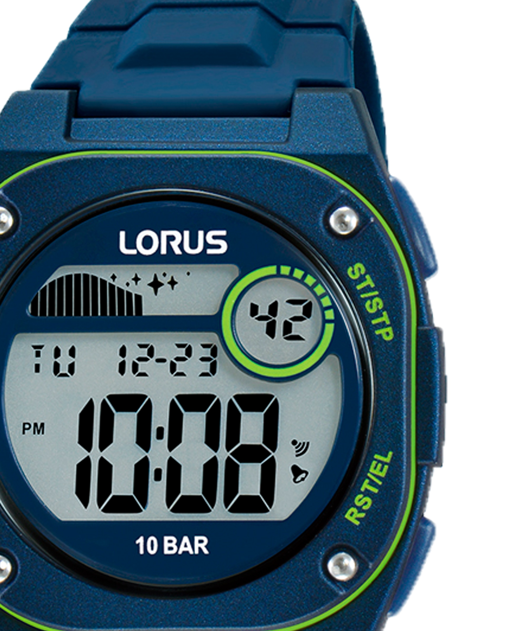 Relógio Sport Man R2329qx9 de Silicone e Correia Azul Azul-2