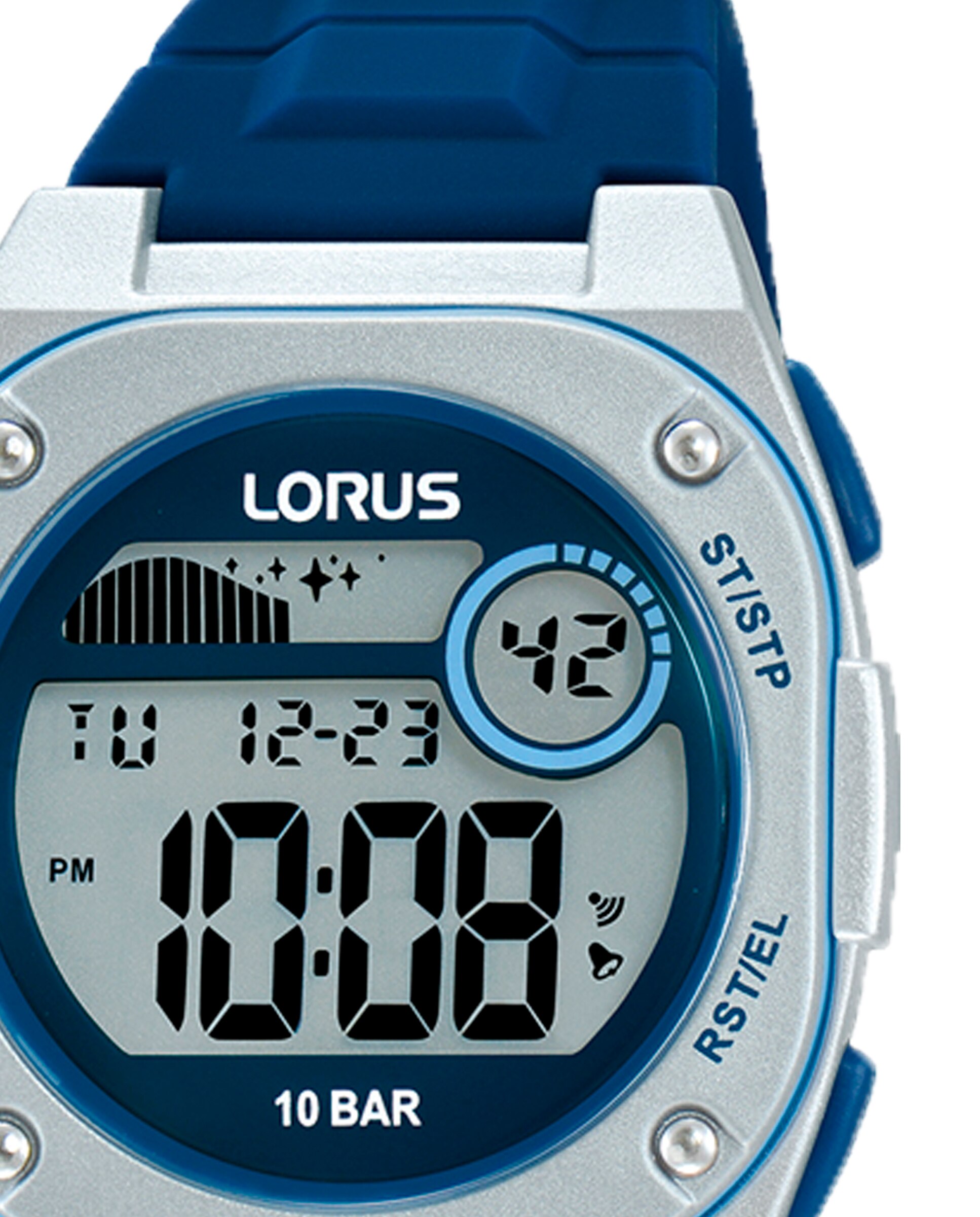 Relógio Sport Man R2333qx9 de Silicone e Correia Azul Azul-2