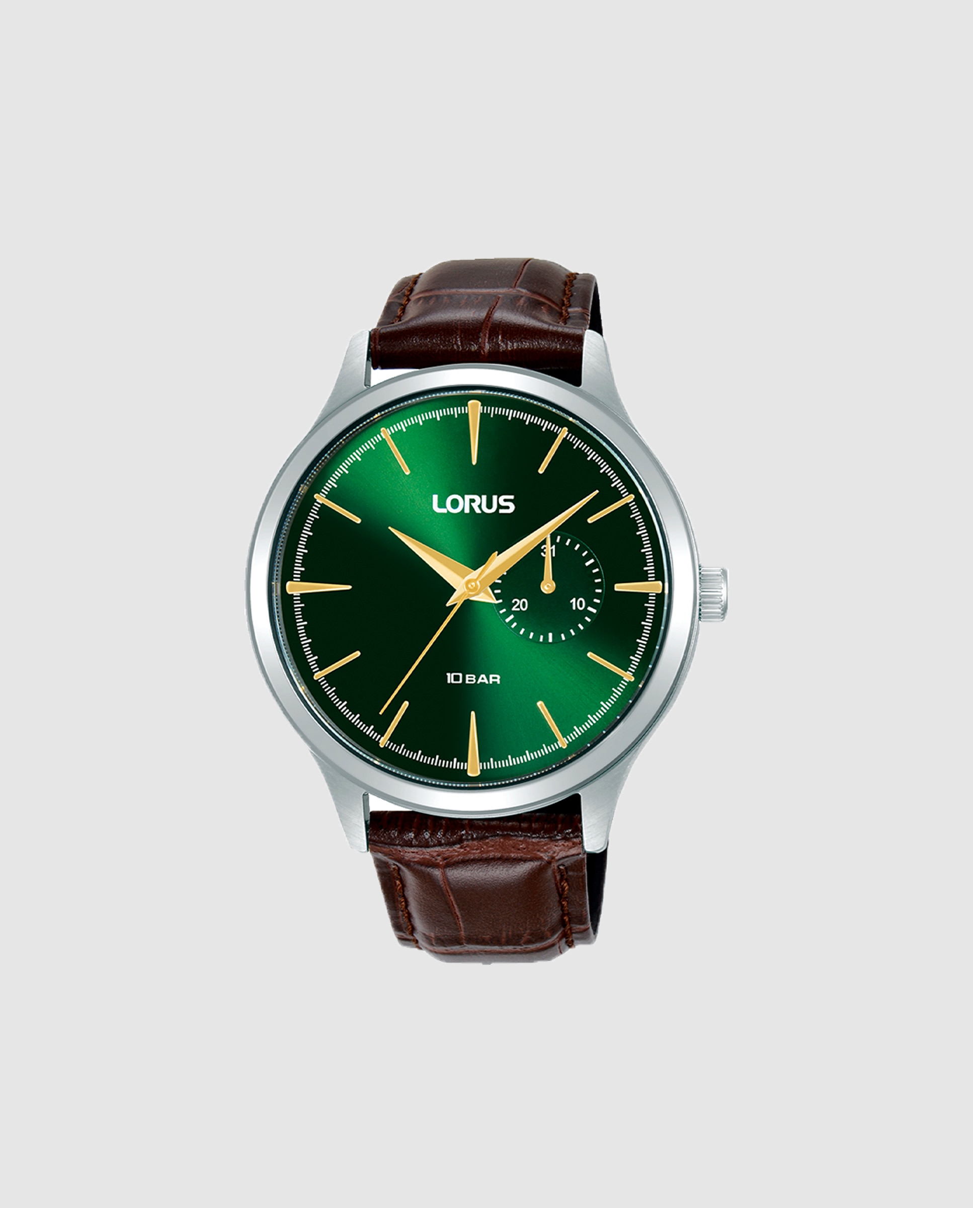 Relógio Classic Man R5b09ax9 de Pele e Correia em Castanho Castanho-1