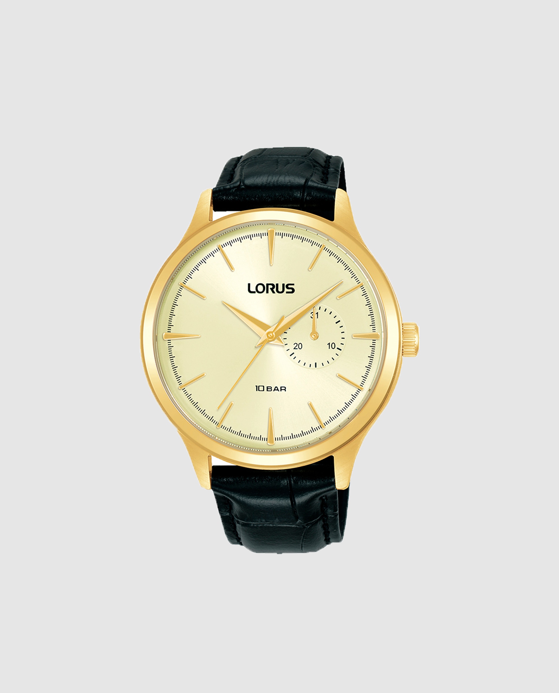 Relógio Classic Man R5b10ax9 de Pele e Bracelete em Preto Preto-1