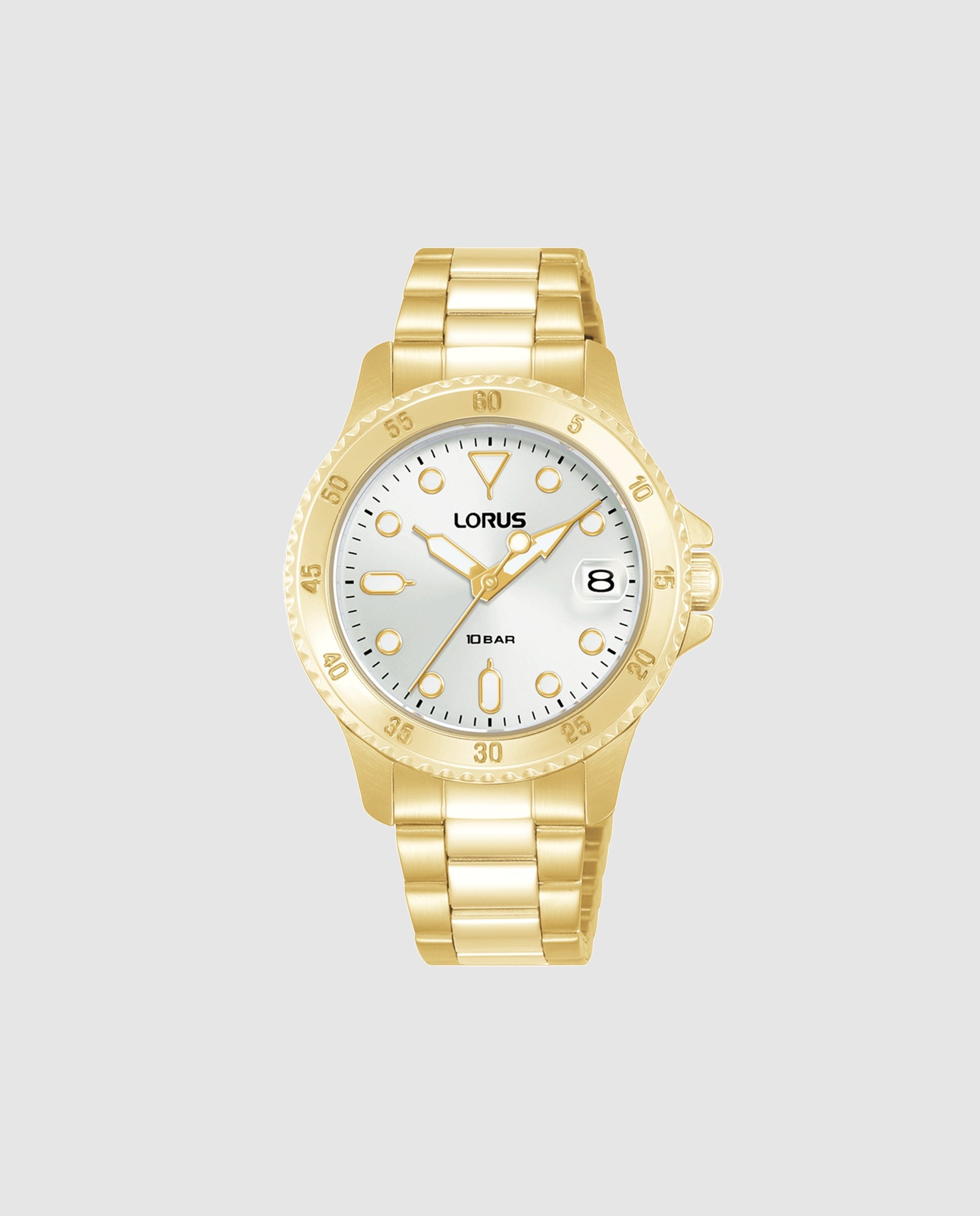 Imagem 0 de Relógio Analógico Woman Rg816dx9 de Aço e Bracelete Dourada