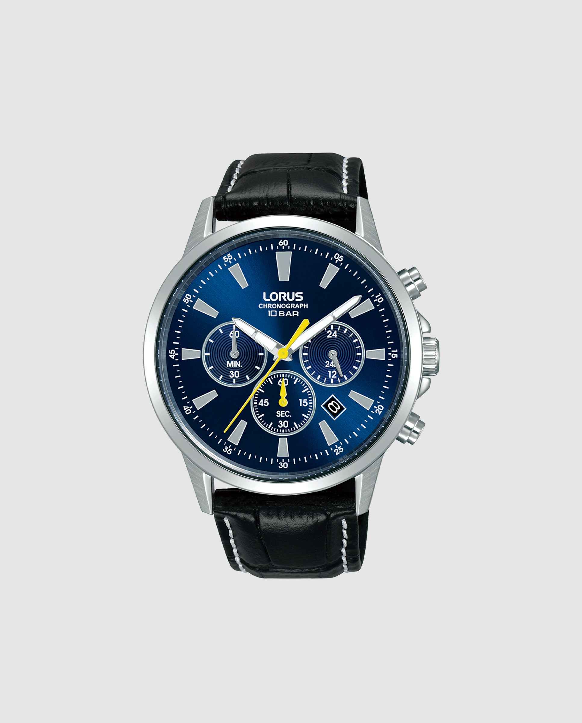 Relógio Sport Man Rt317lx9 de Pele e Bracelete em Preto Preto-1