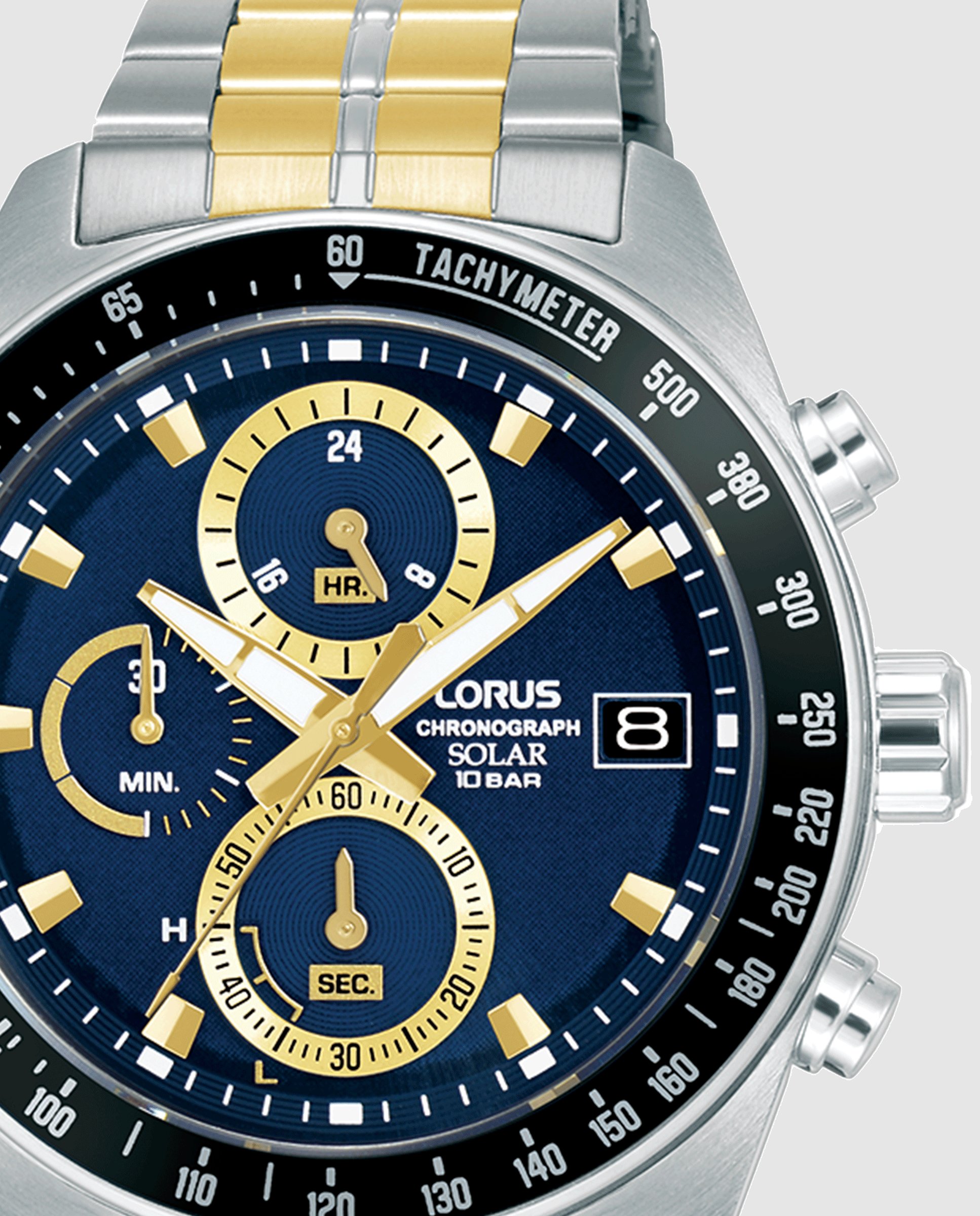 Relógio Analógico Sport Man Rz621ax9 de Aço e Bracelete Prateada Ouro / Prata-2