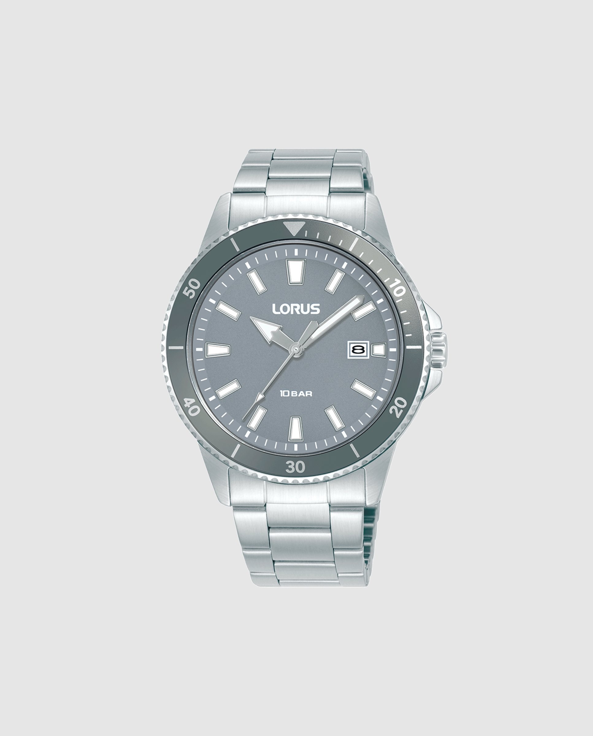 Relógio Analógico Sport Man Rh907sx9 de Aço e Bracelete Prateada Prata-1