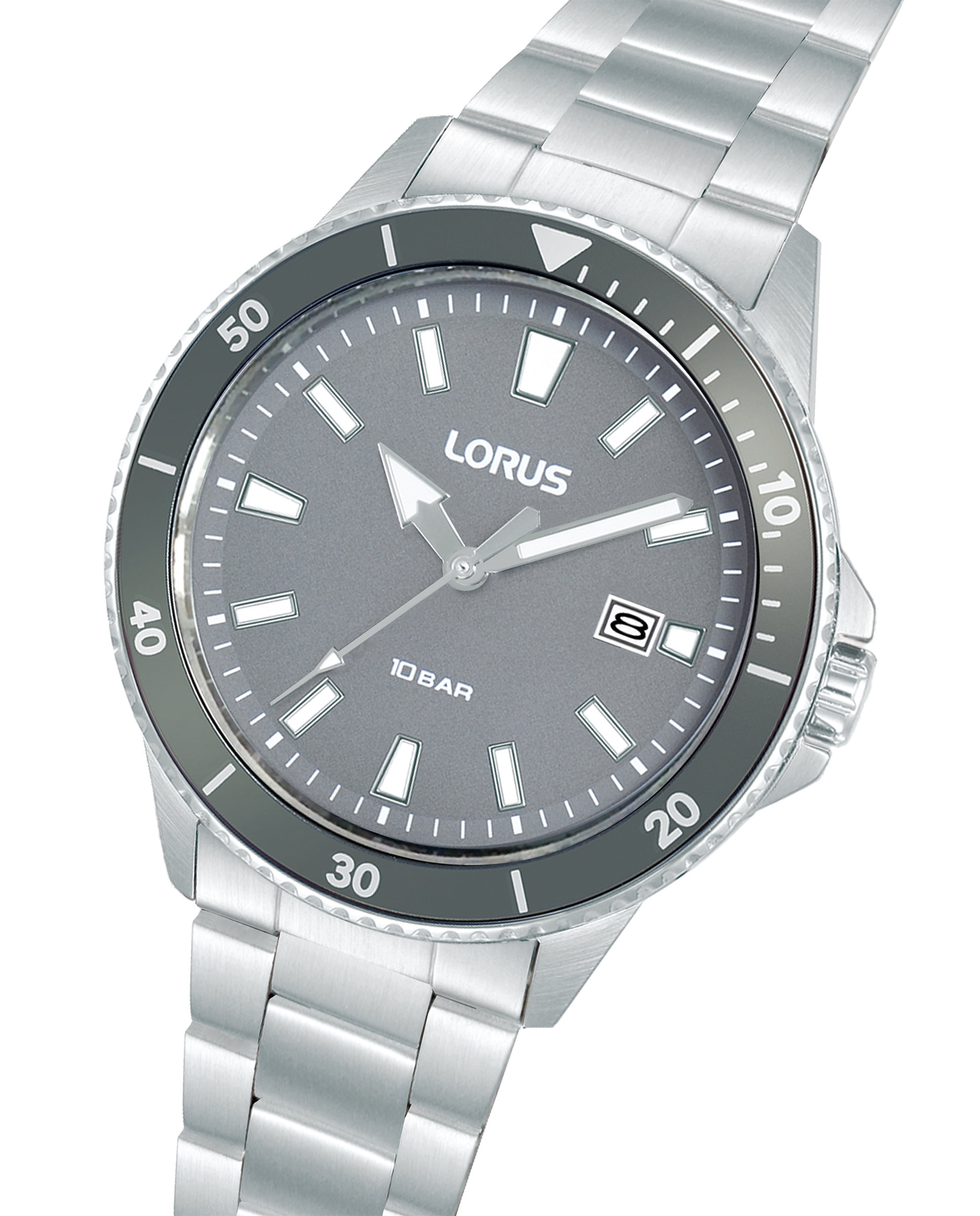 Relógio Analógico Sport Man Rh907sx9 de Aço e Bracelete Prateada Prata-3