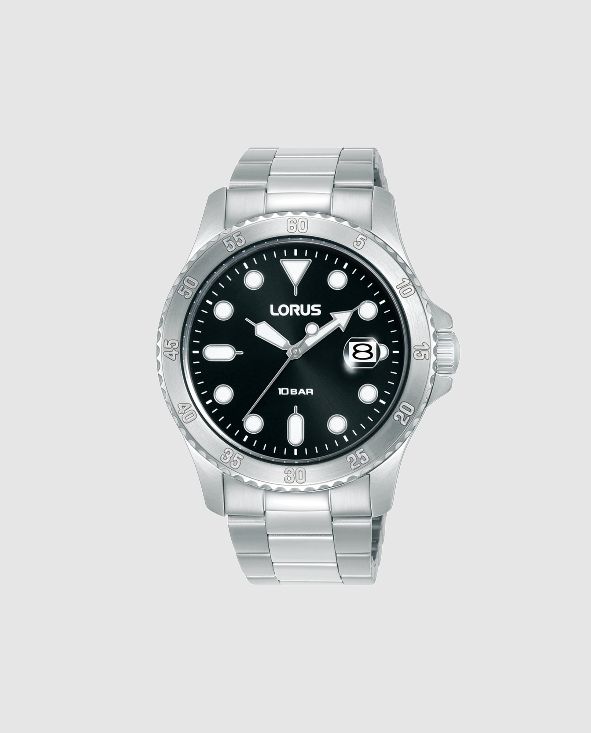 Relógio Analógico Sport Man Rs965dx9 de Aço e Bracelete Prateada Prata-1