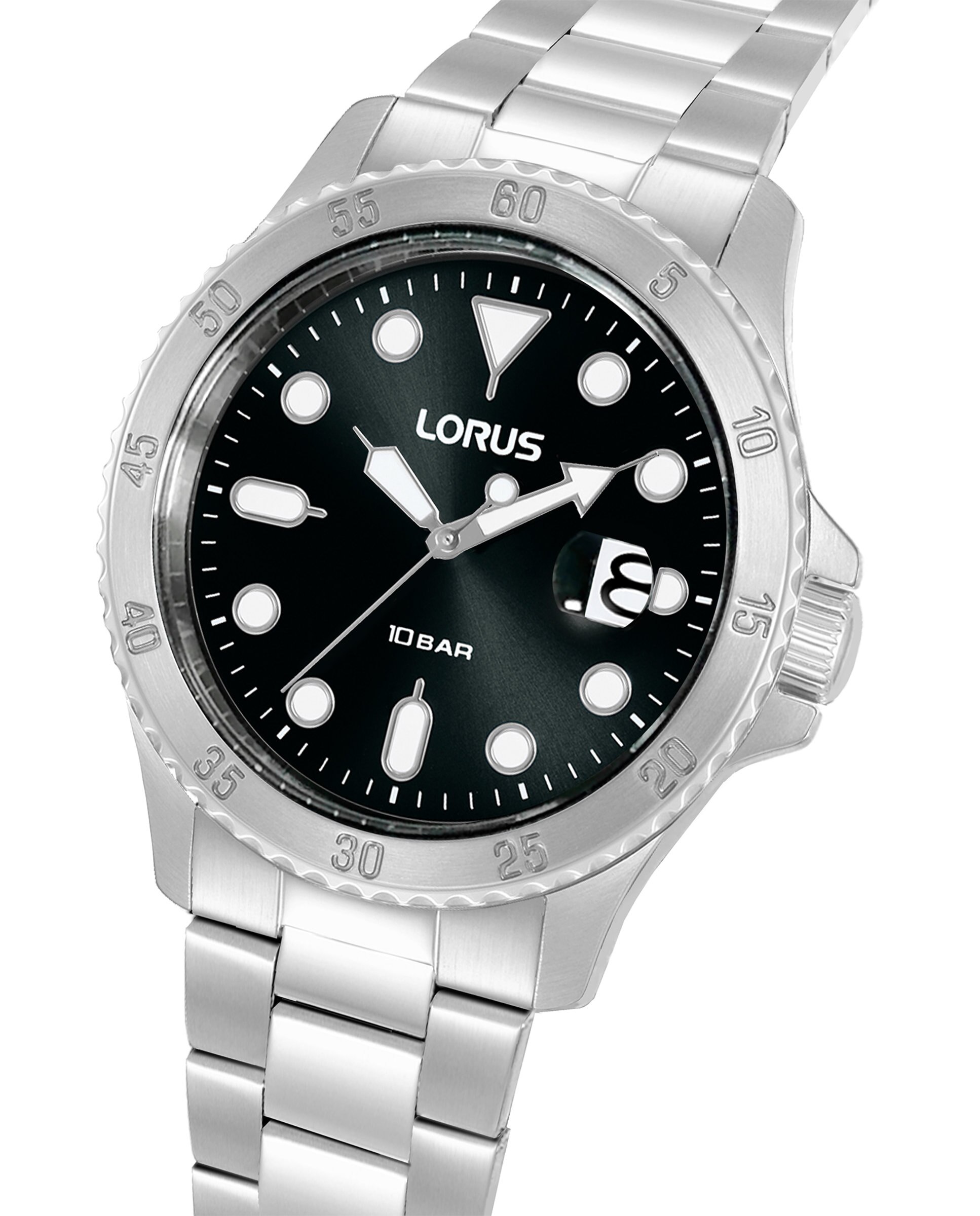 Relógio Analógico Sport Man Rs965dx9 de Aço e Bracelete Prateada Prata-3