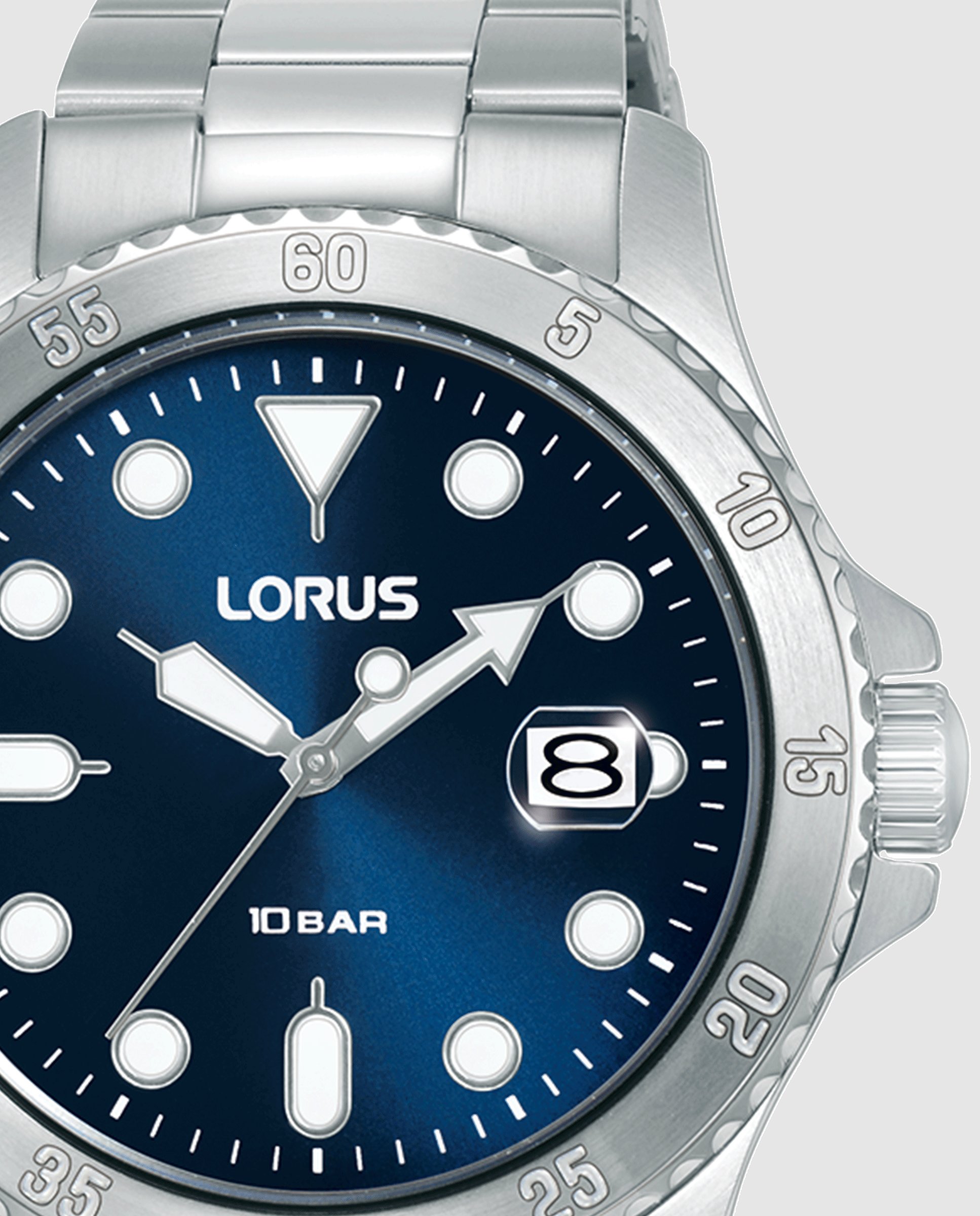 Relógio Analógico Sport Man Rs967dx9 de Aço e Bracelete Prateada Prata-2