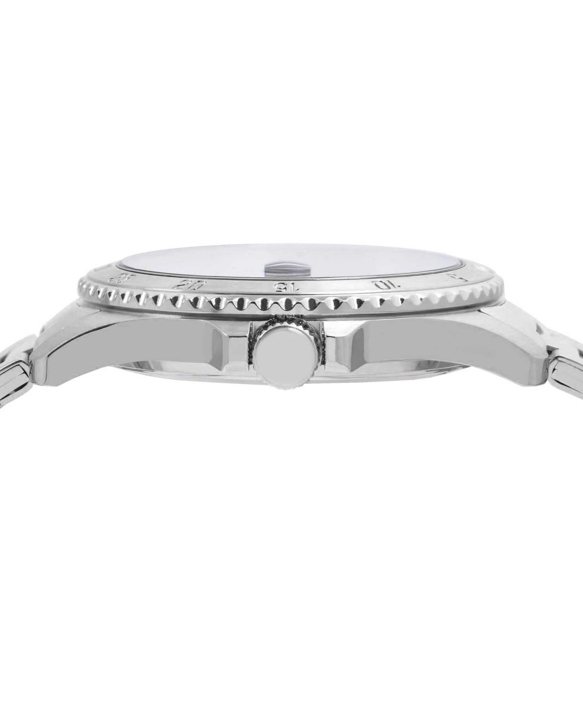 Relógio Analógico Sport Man Rs969dx9 de Aço e Correia Prateada Prata-4