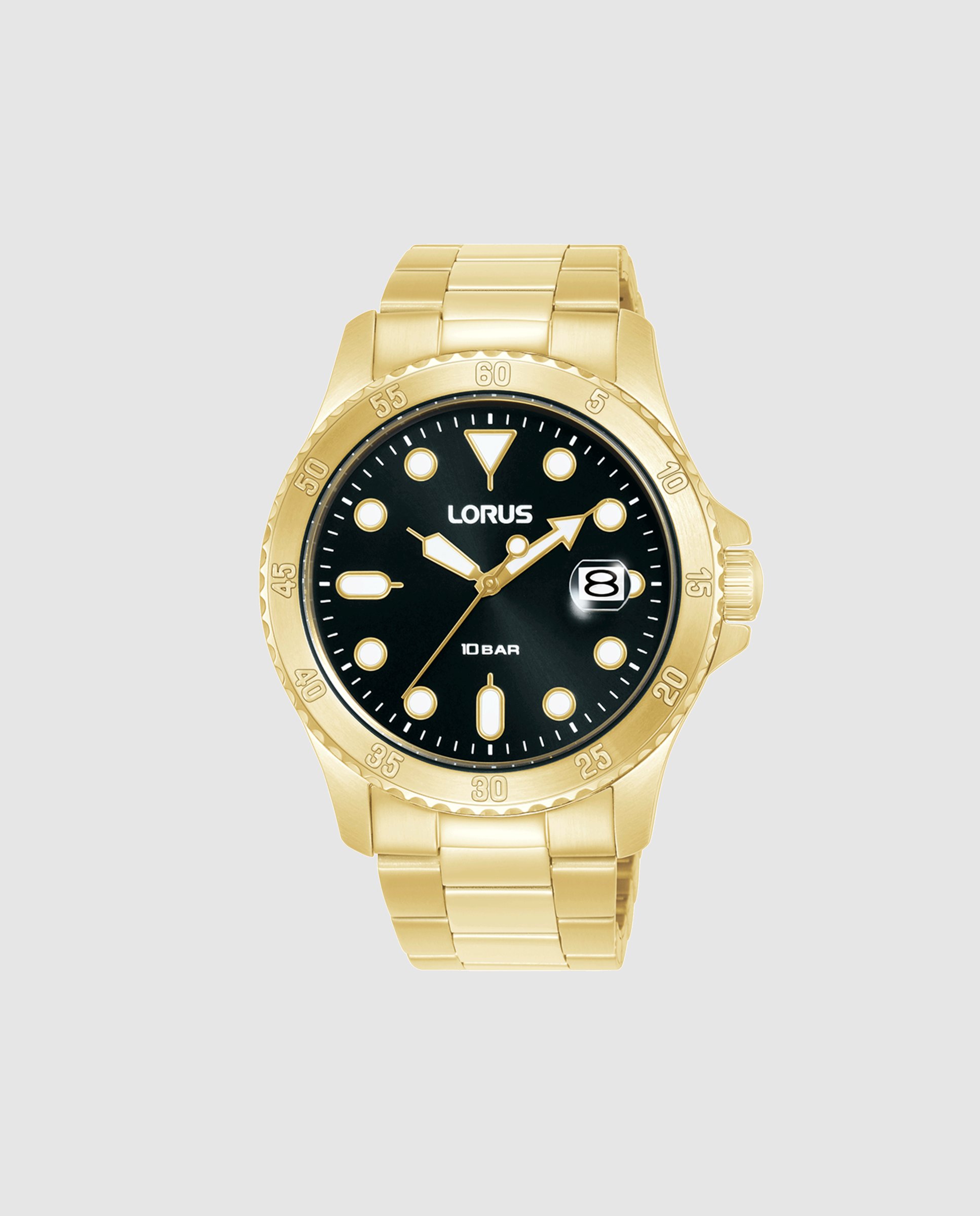 Imagem 0 de Relógio Analógico Sport Man Rs972dx9 de Aço e Bracelete Dourada