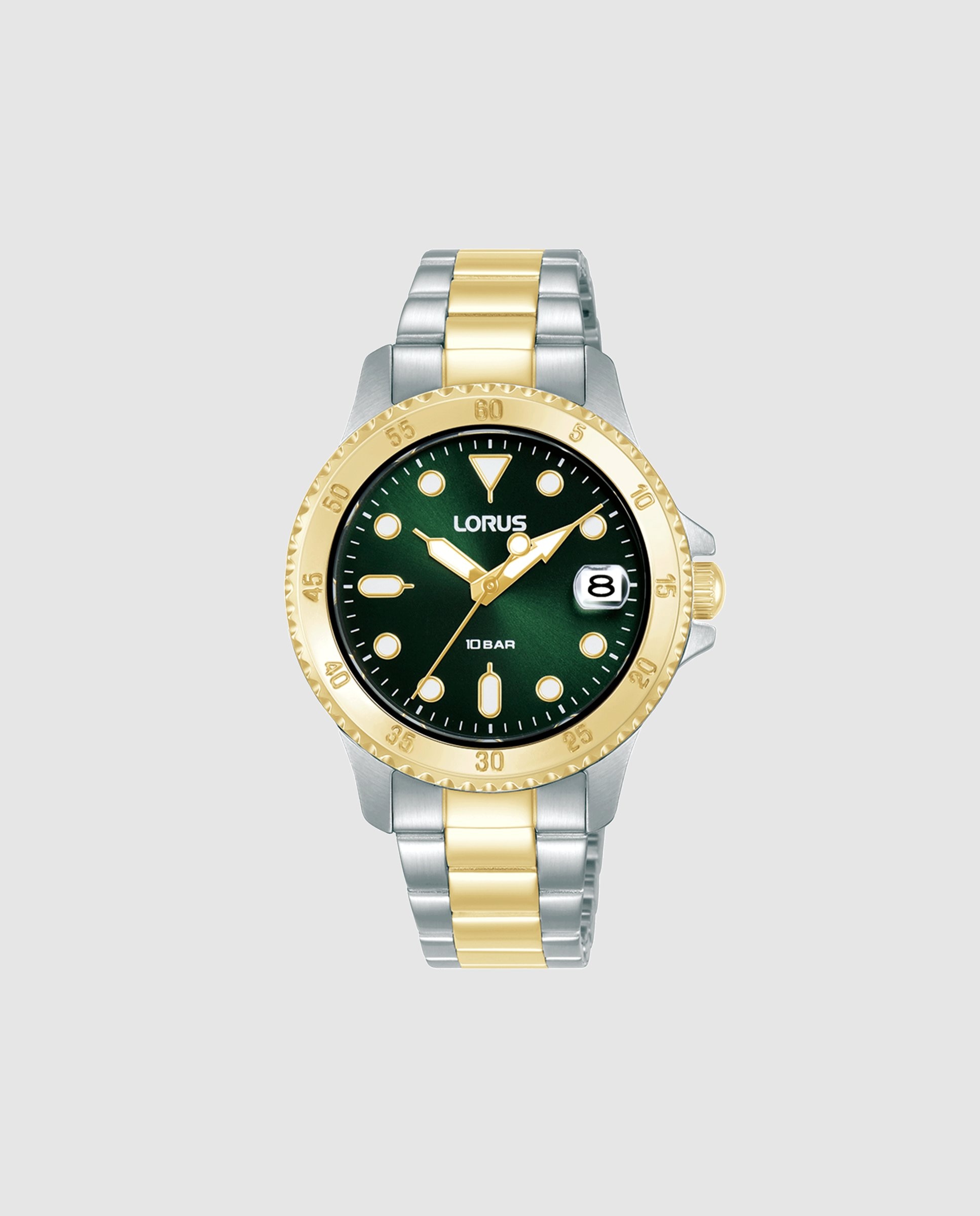Relógio Analógico Woman Rg820dx9 de Aço e Bracelete Prateada Ouro / Prata-1
