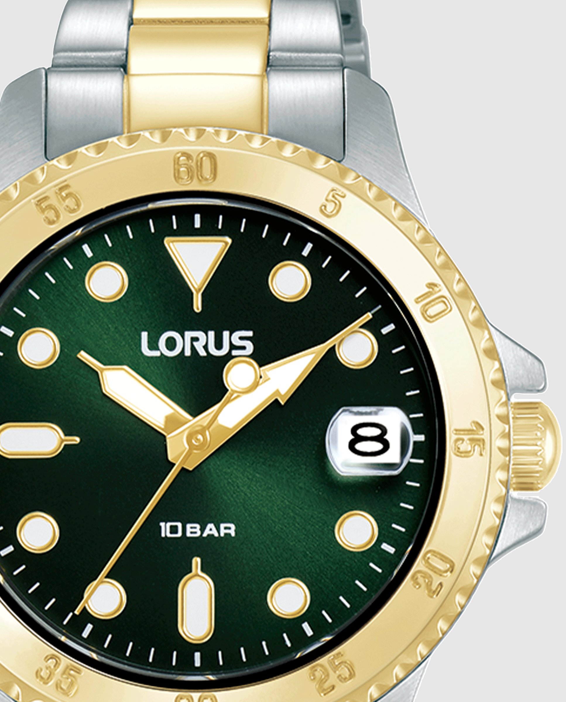 Relógio Analógico Woman Rg820dx9 de Aço e Bracelete Prateada Ouro / Prata-2