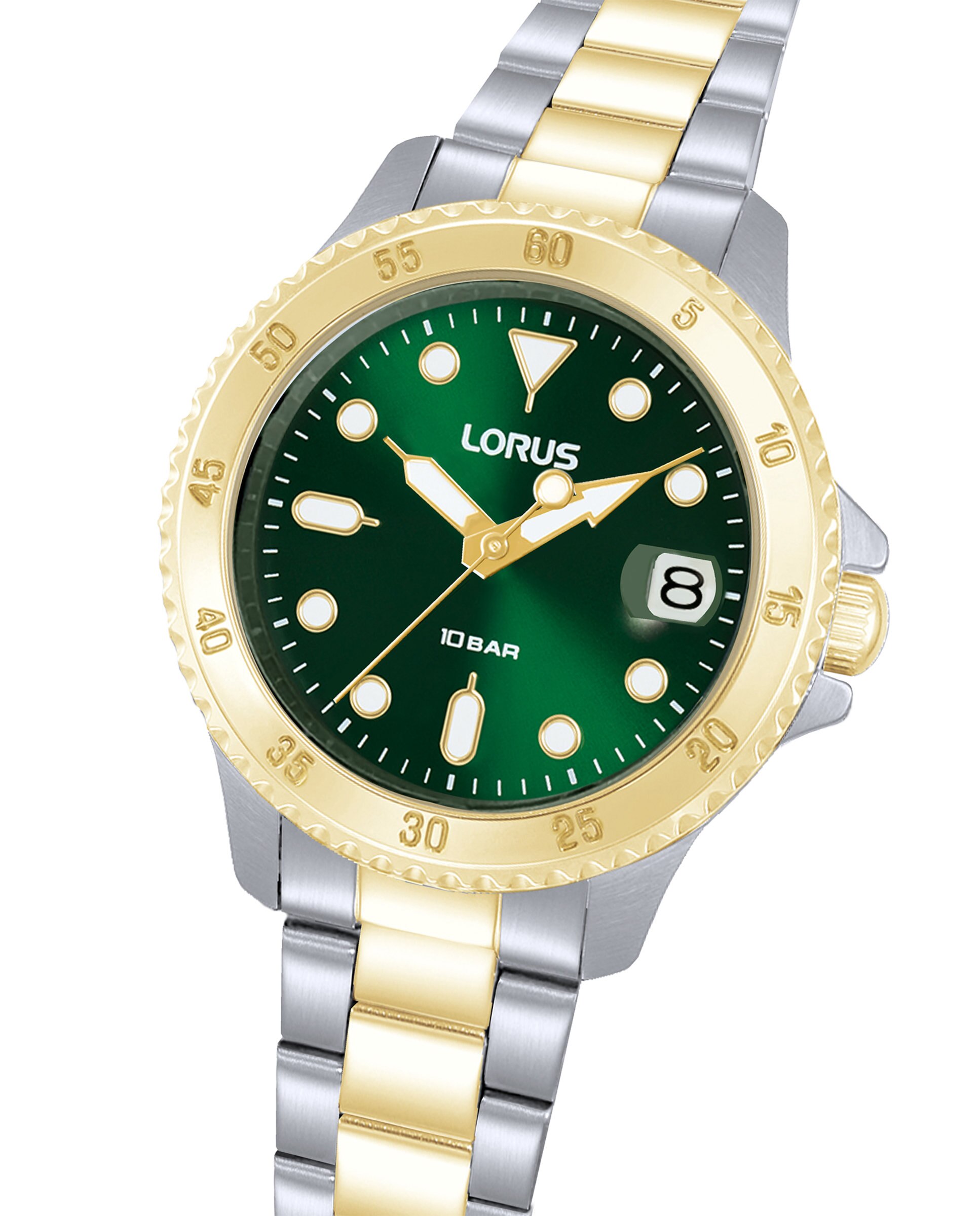 Relógio Analógico Woman Rg820dx9 de Aço e Bracelete Prateada Ouro / Prata-3