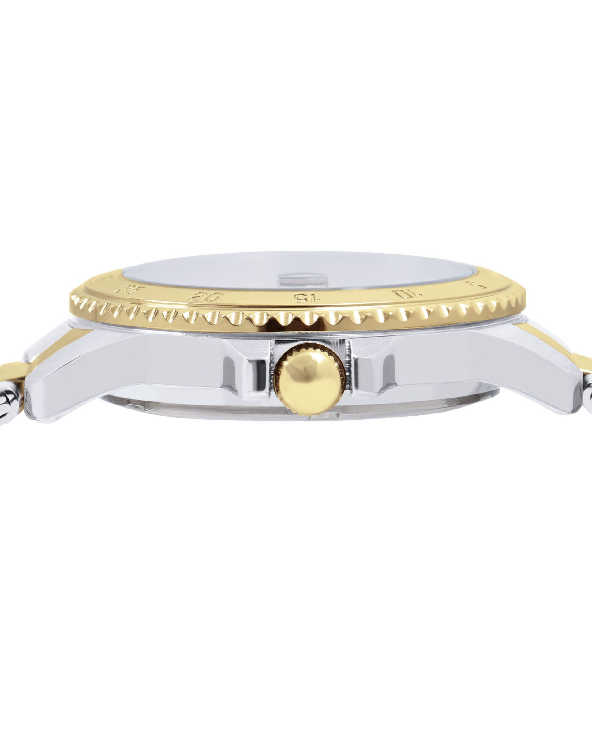 Relógio Analógico Woman Rg820dx9 de Aço e Bracelete Prateada Ouro / Prata-4