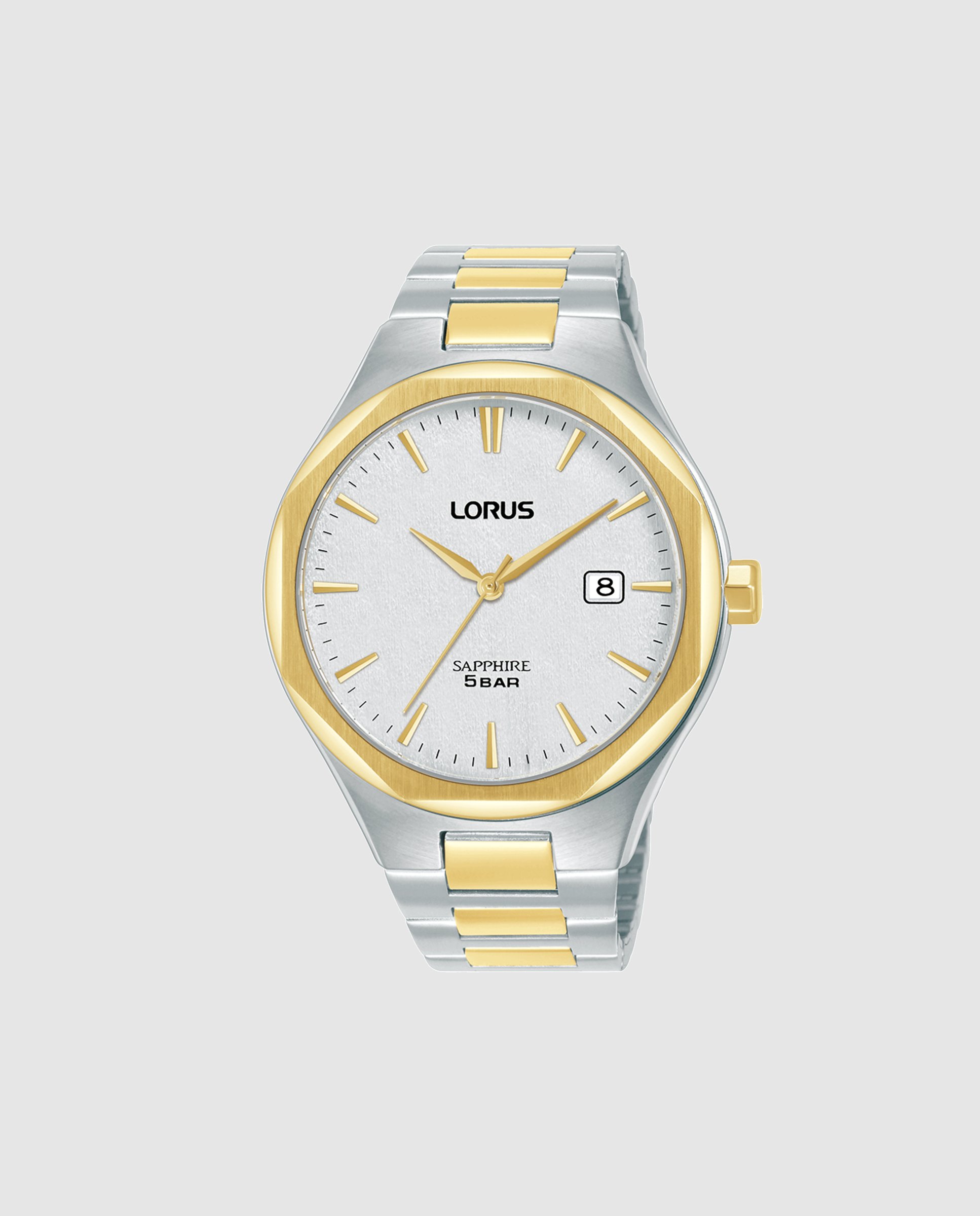 Relógio Analógico Classic Man Rs980dx9 de Aço e Bracelete Prateada Ouro / Prata-1
