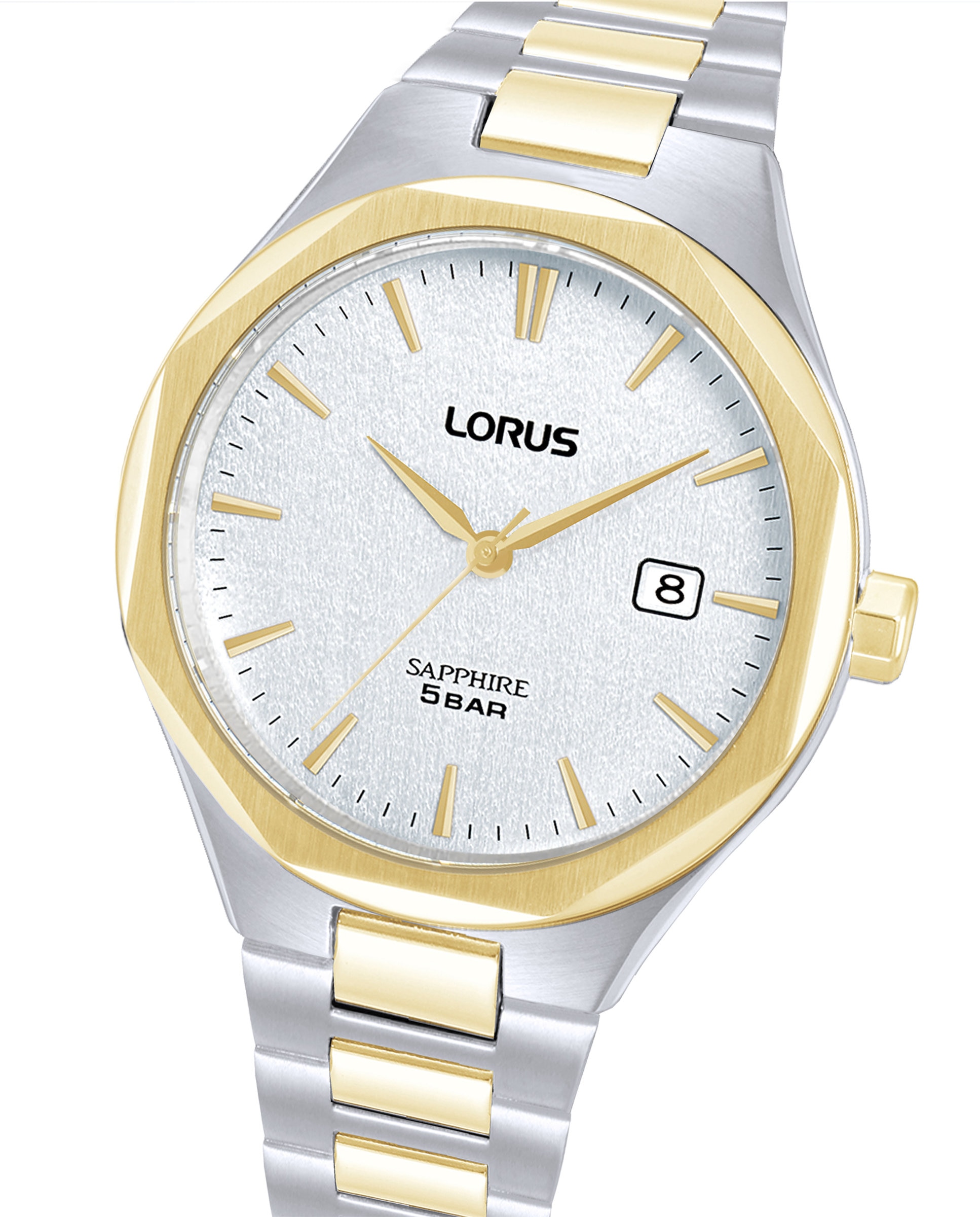 Relógio Analógico Classic Man Rs980dx9 de Aço e Bracelete Prateada Ouro / Prata-3