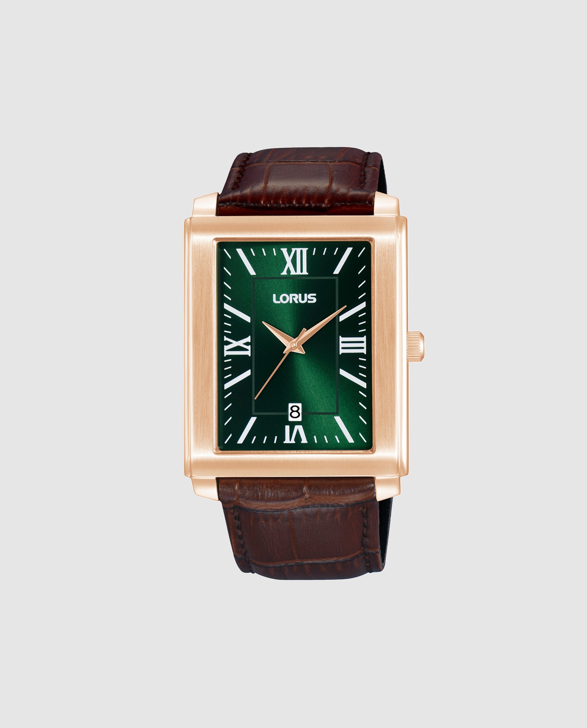 Relógio Analógico Classic Man Rs990dx9 de Pele e Bracelete em Castanho Castanho-1