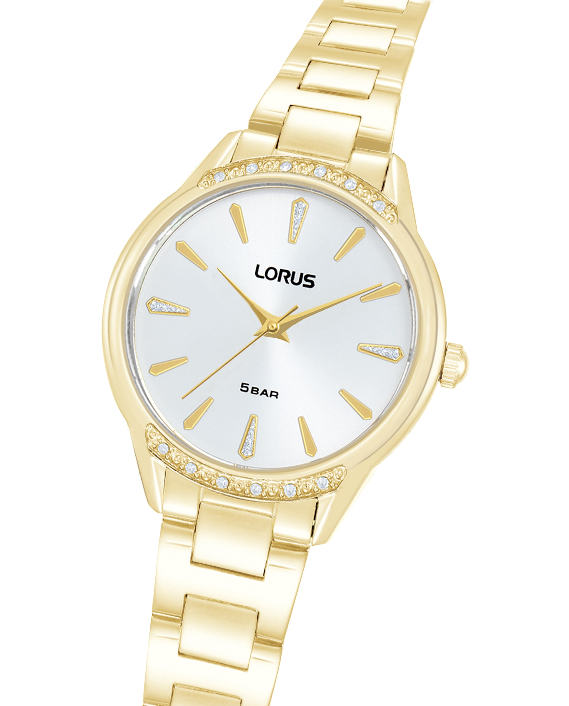 Relógio Analógico Woman Rg258yx9 de Aço e Bracelete Dourada Ouro / Prata-3