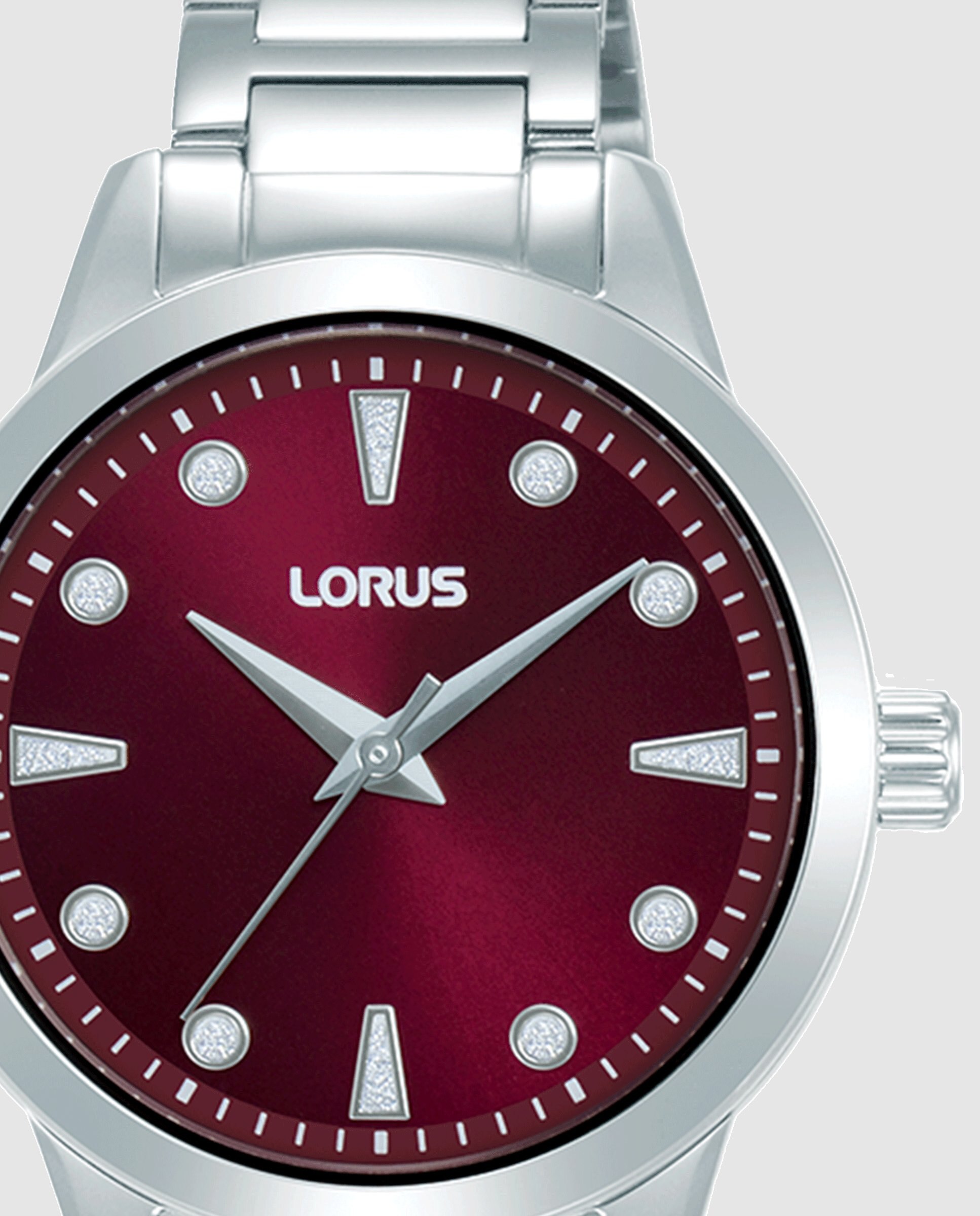 Relógio Analógico Woman Rg263yx9 de Aço e Bracelete Prateada Prata / Vermelho-2