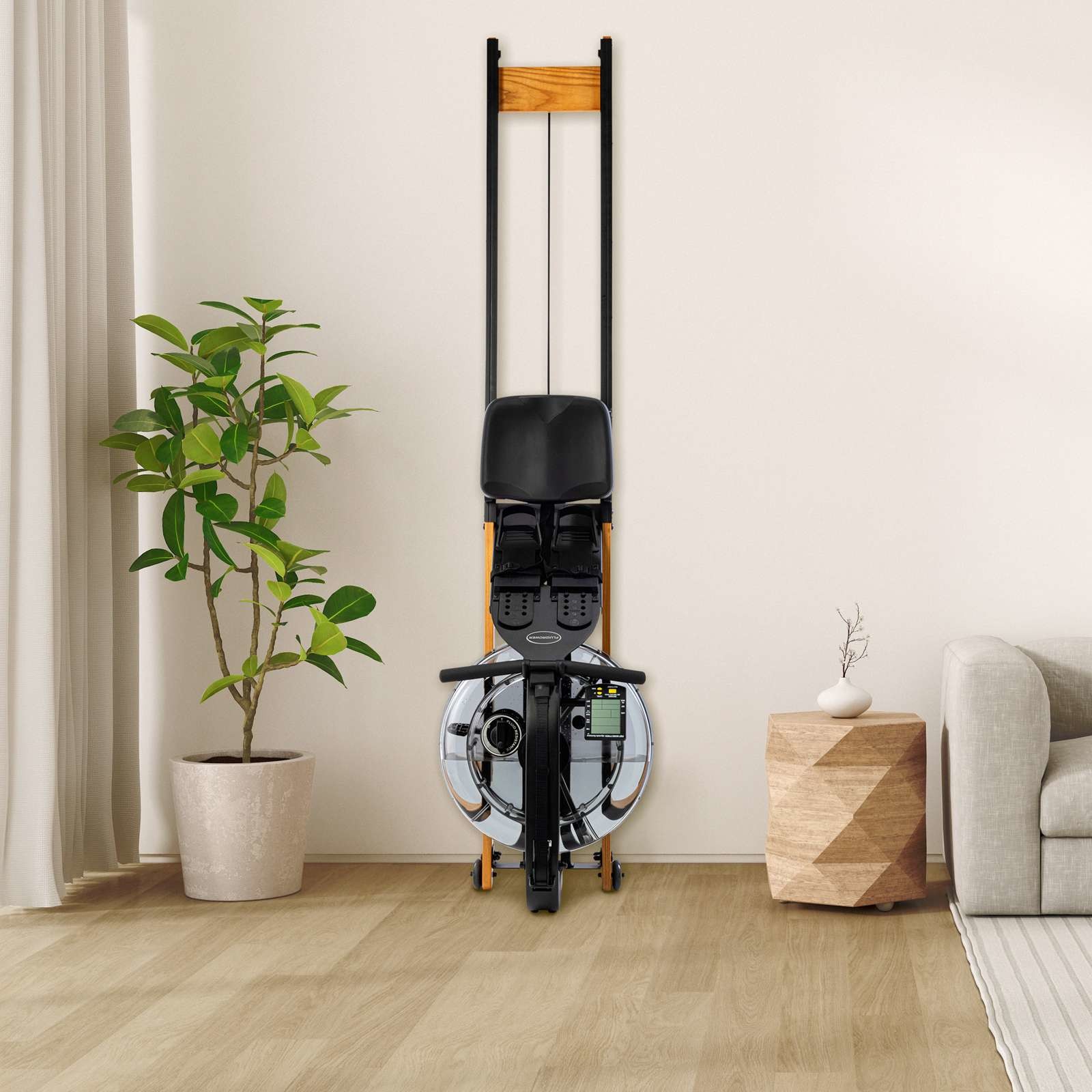 Remo de Água Apollo Plus Fluid Rower Tunturi Castanho-2