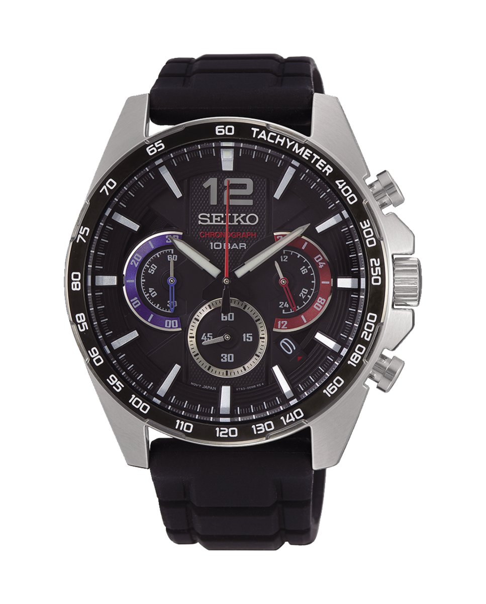 Relógio Neo Sports Ssb347p1 de Silicone e Correia em Preto Preto-1