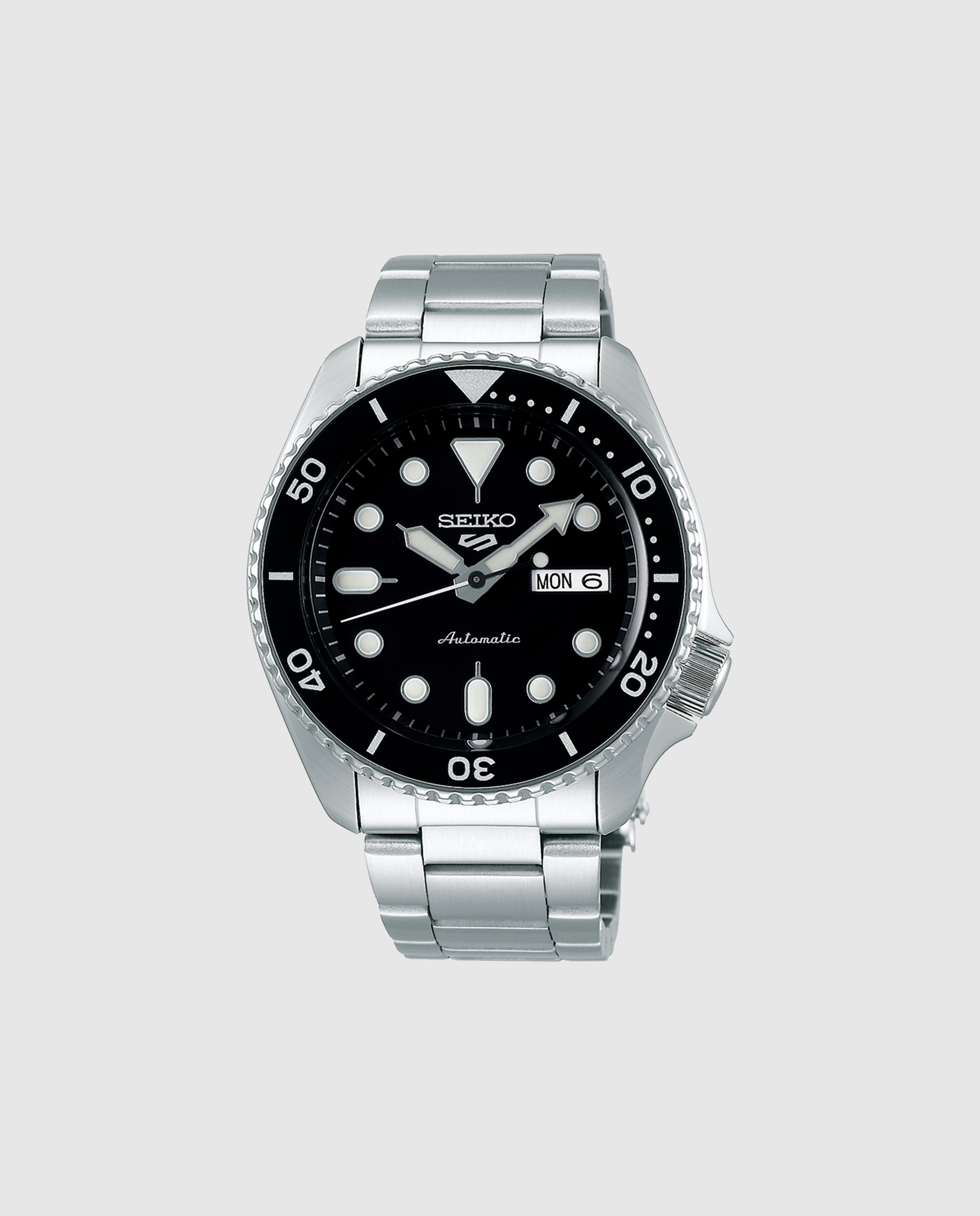 Relógio 5 Sports Srpd55k1 Automático de Aço e Bracelete Prateada Prata-1