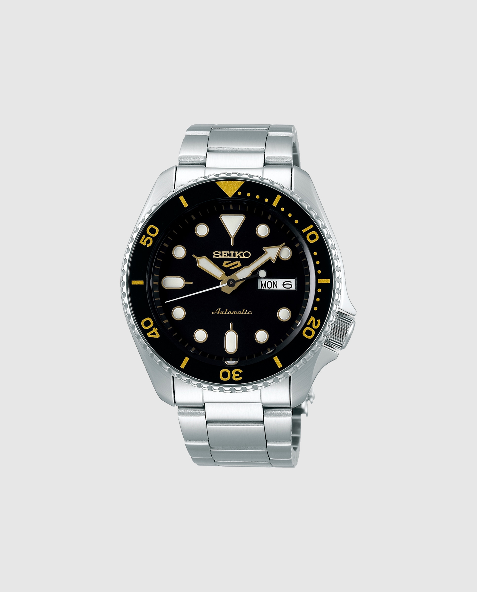 Relógio 5 Sports Srpd57k1 Automático de Aço e Bracelete Prateada Prata-1