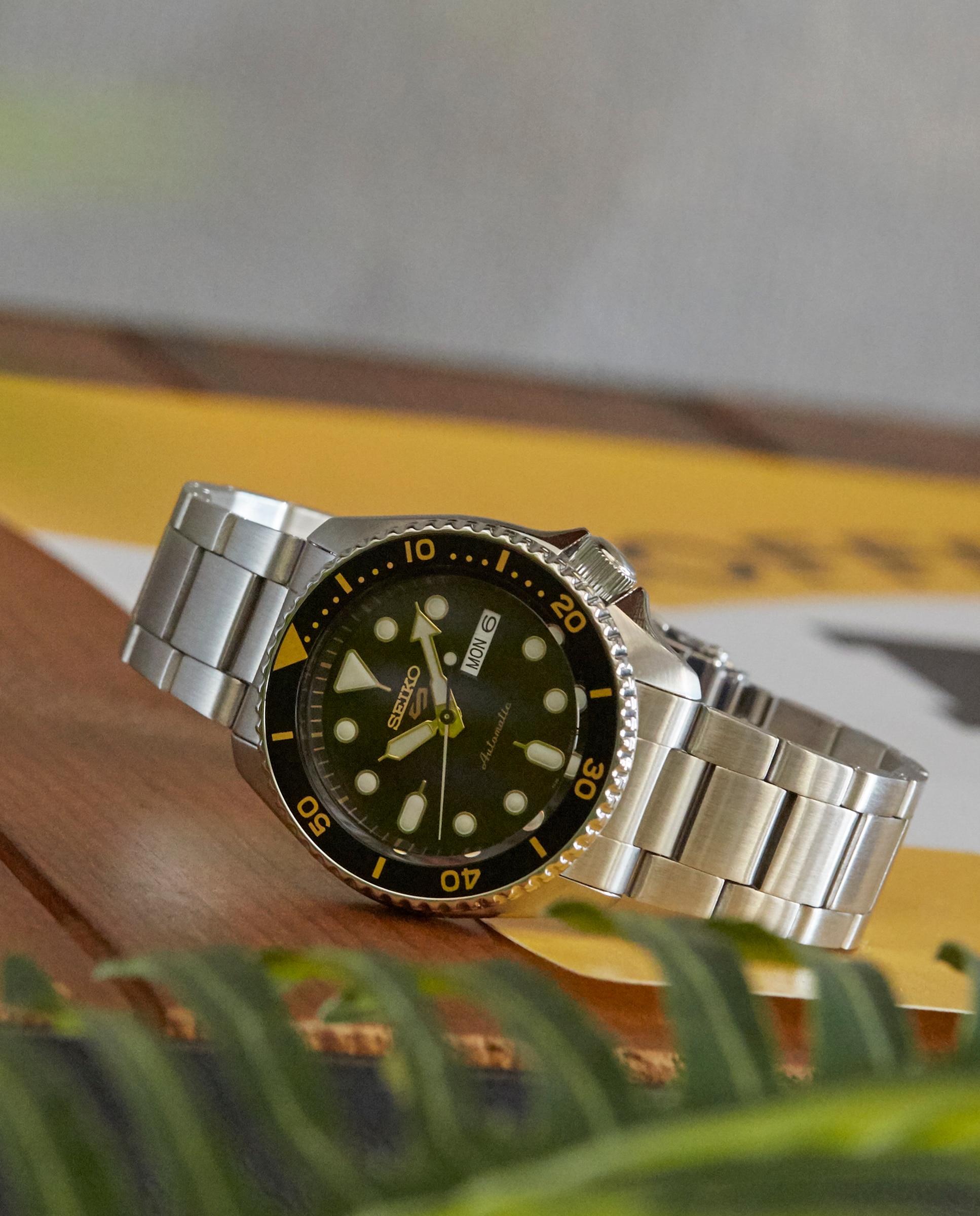 Relógio 5 Sports Srpd57k1 Automático de Aço e Bracelete Prateada Prata-2